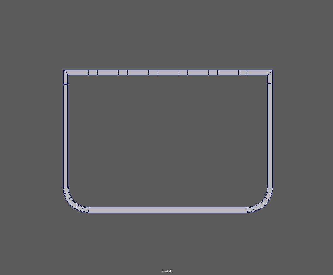Outdoor End Coffee table Low-poly 3D model_11