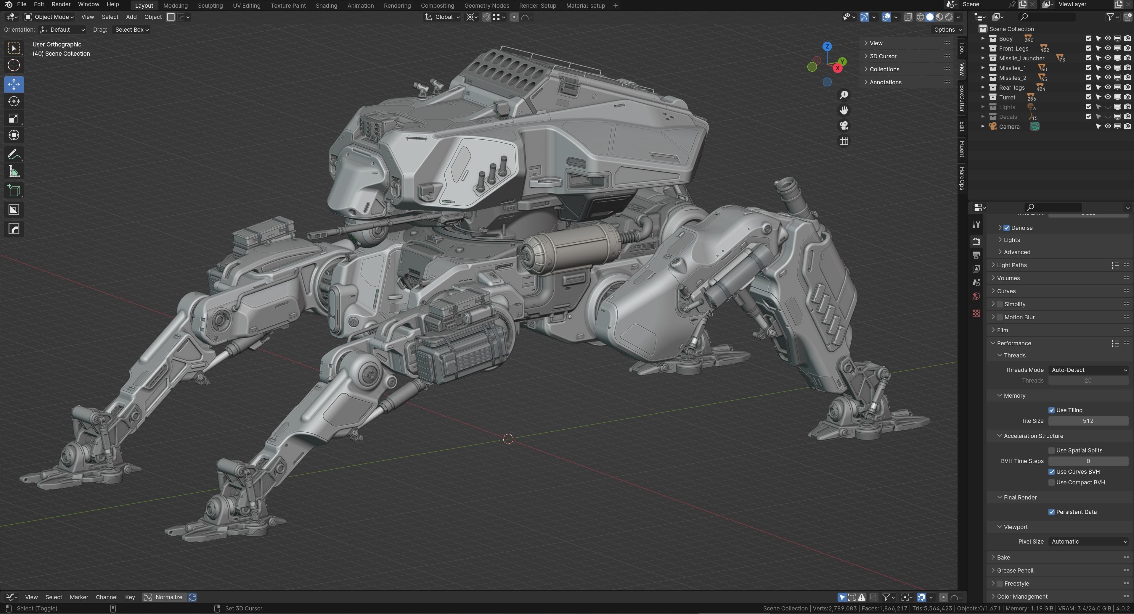 Spider Mech 3D model_10
