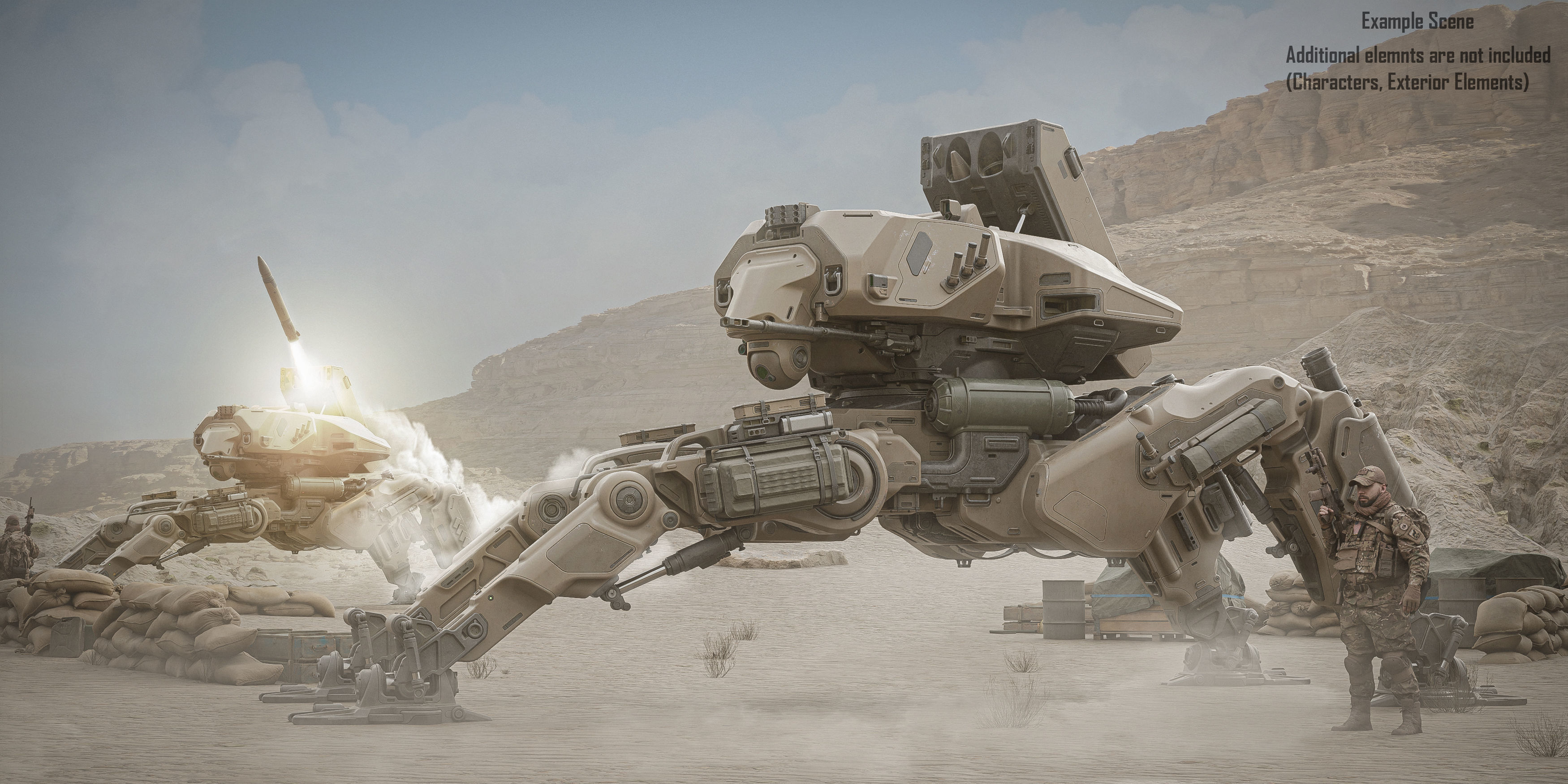 Spider Mech 3D model_6