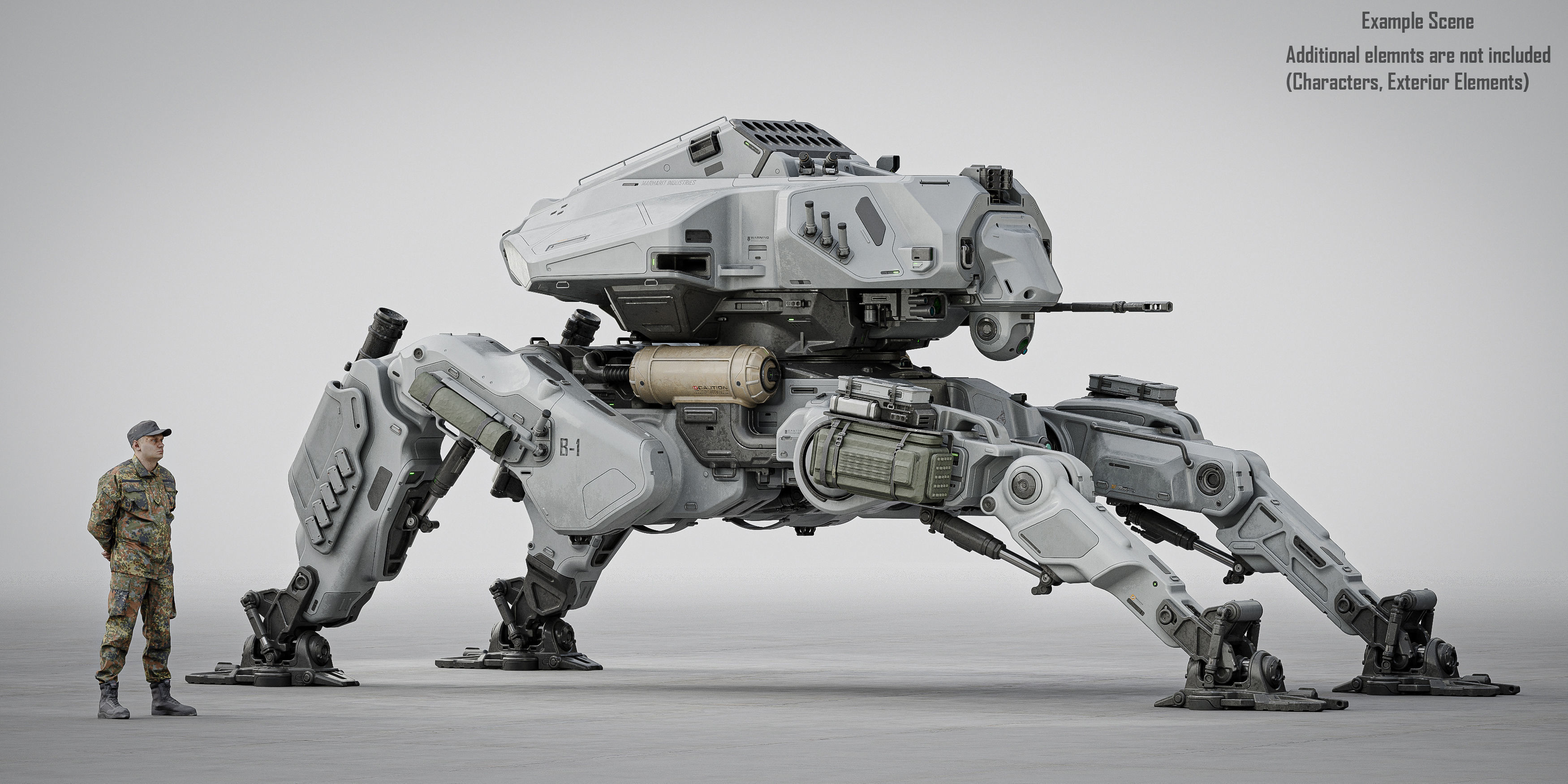 Spider Mech 3D model_1