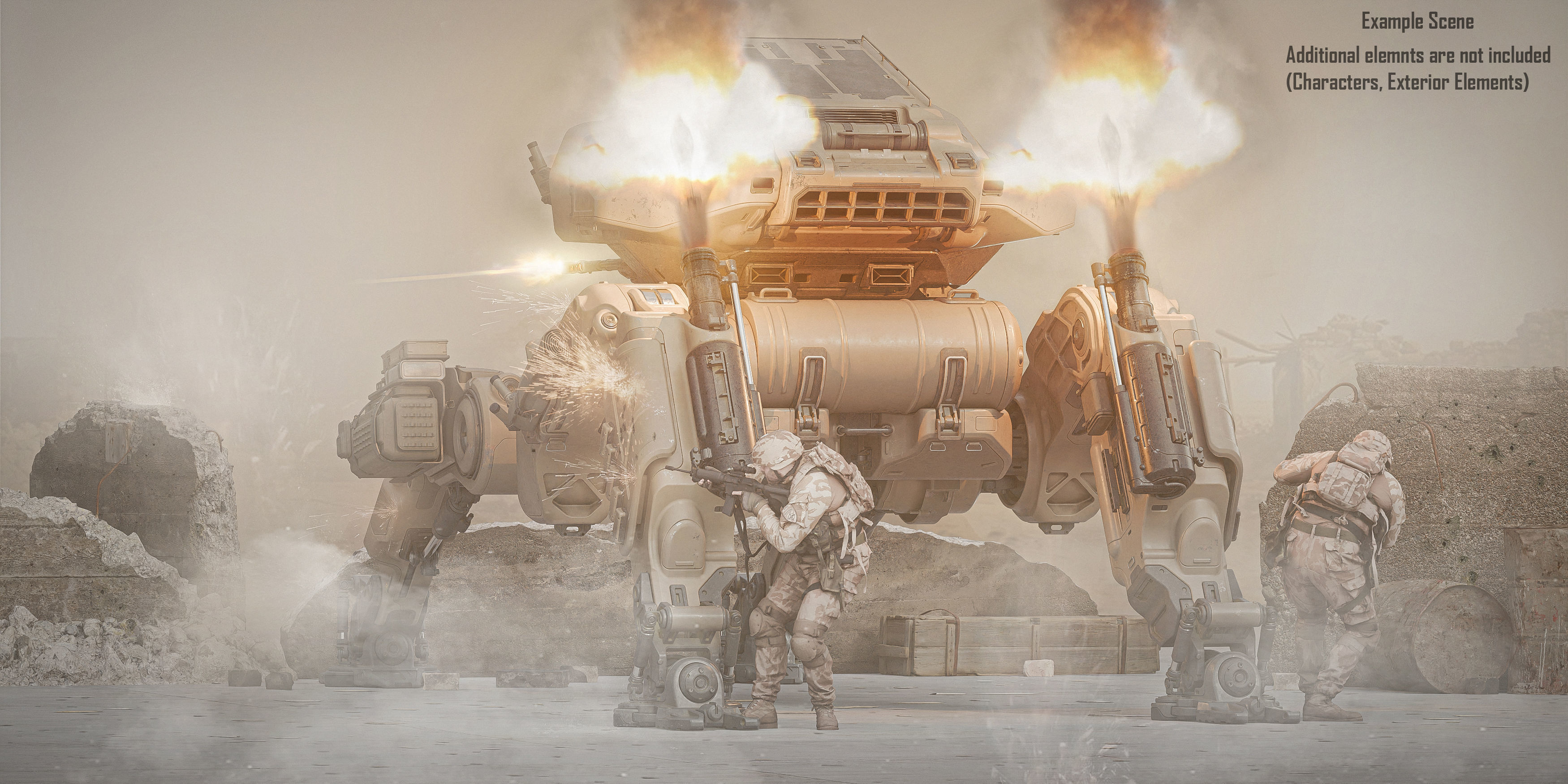 Spider Mech 3D model_7