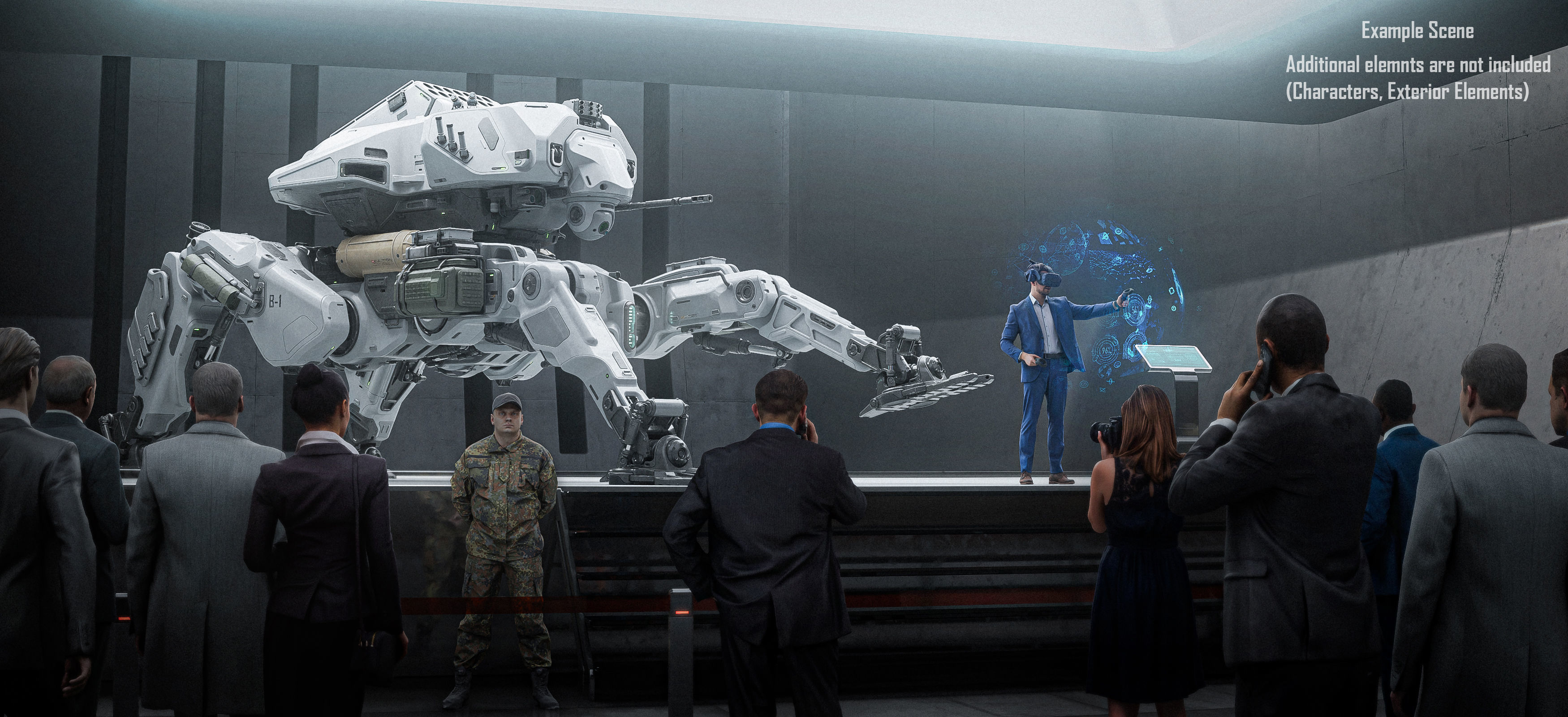 Spider Mech 3D model_5