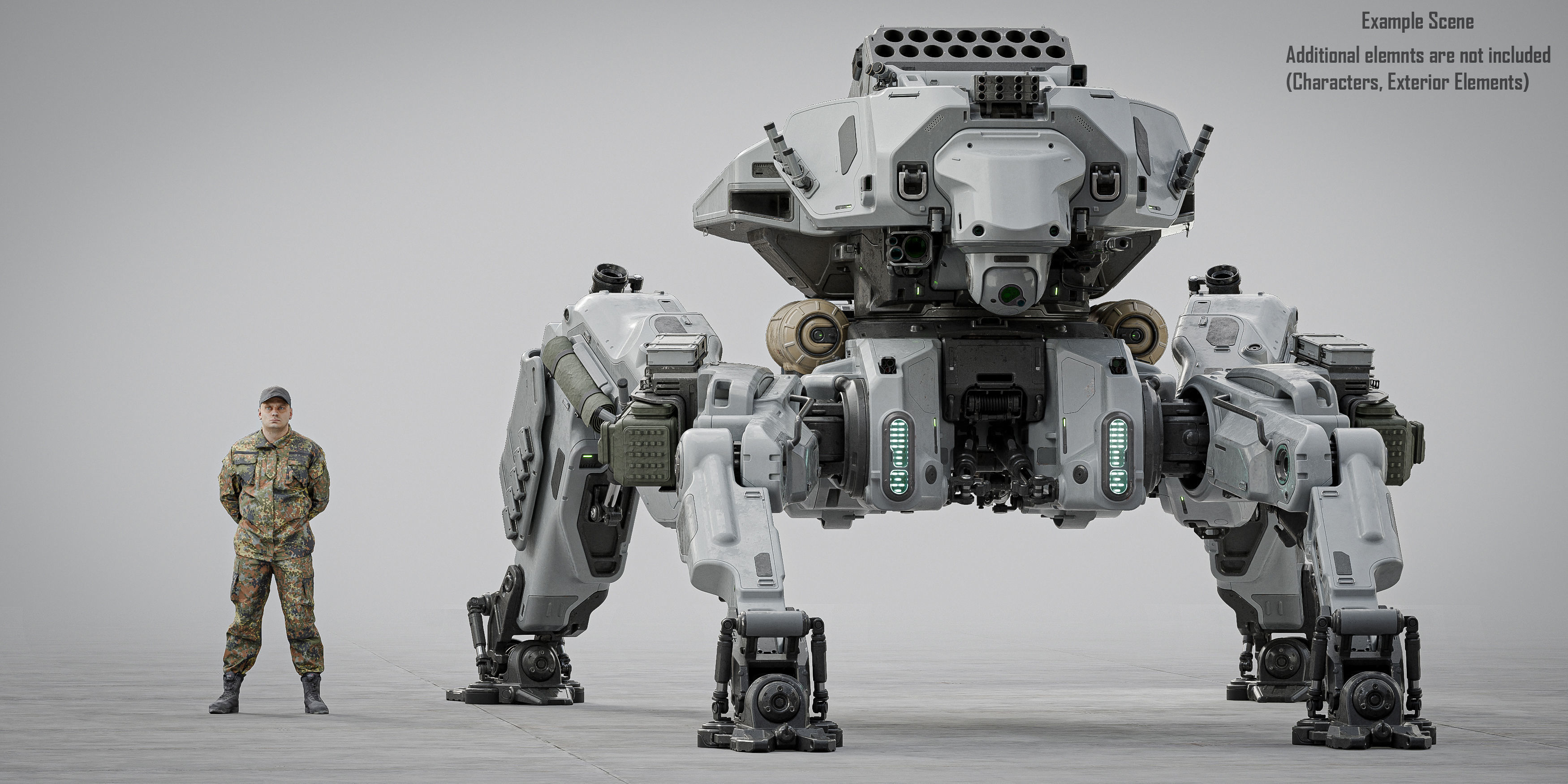 Spider Mech 3D model_3