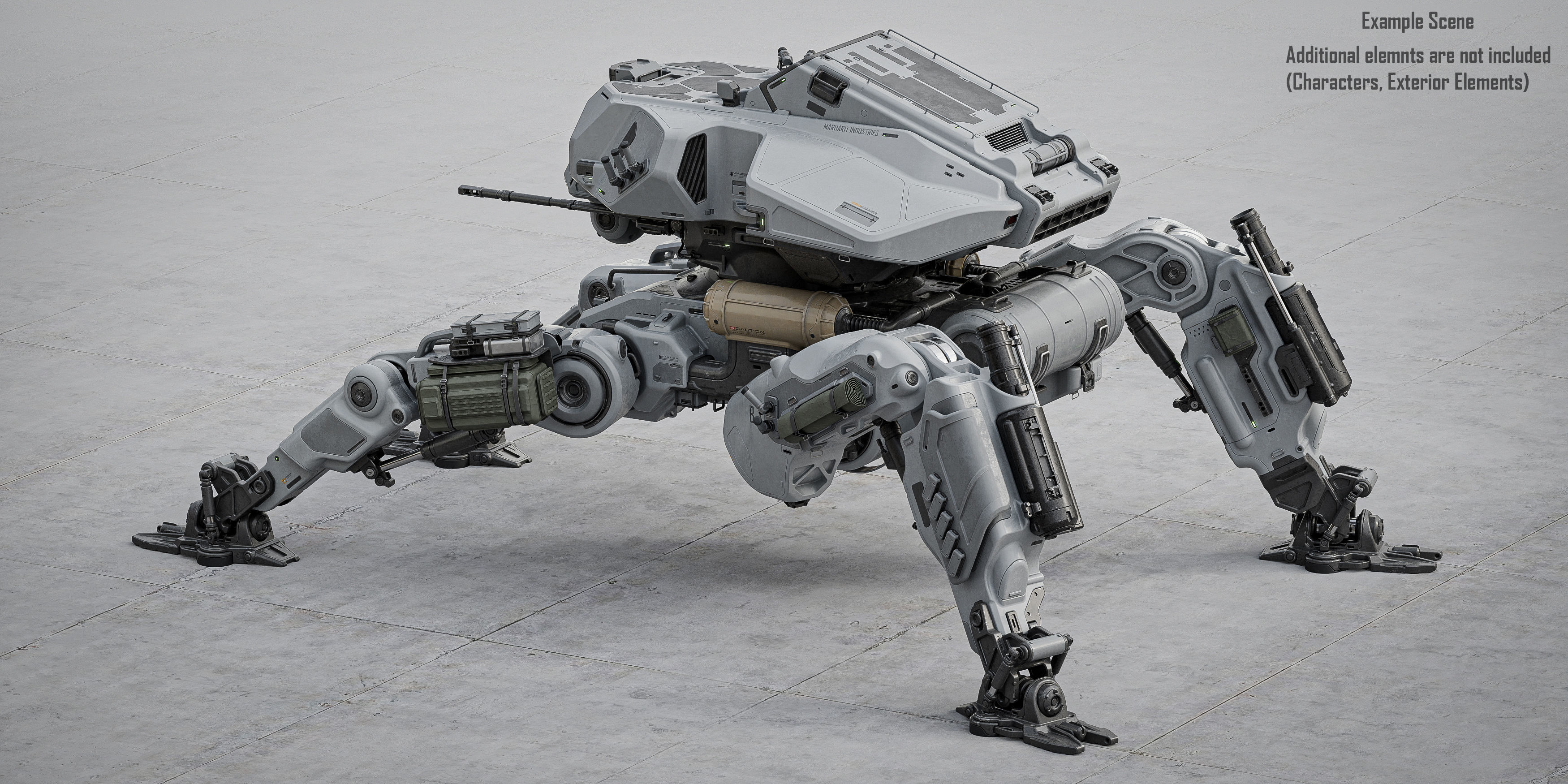 Spider Mech 3D model_4