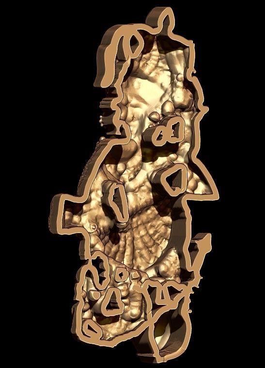 Salangpur Hanuman half3D 3D print model_3