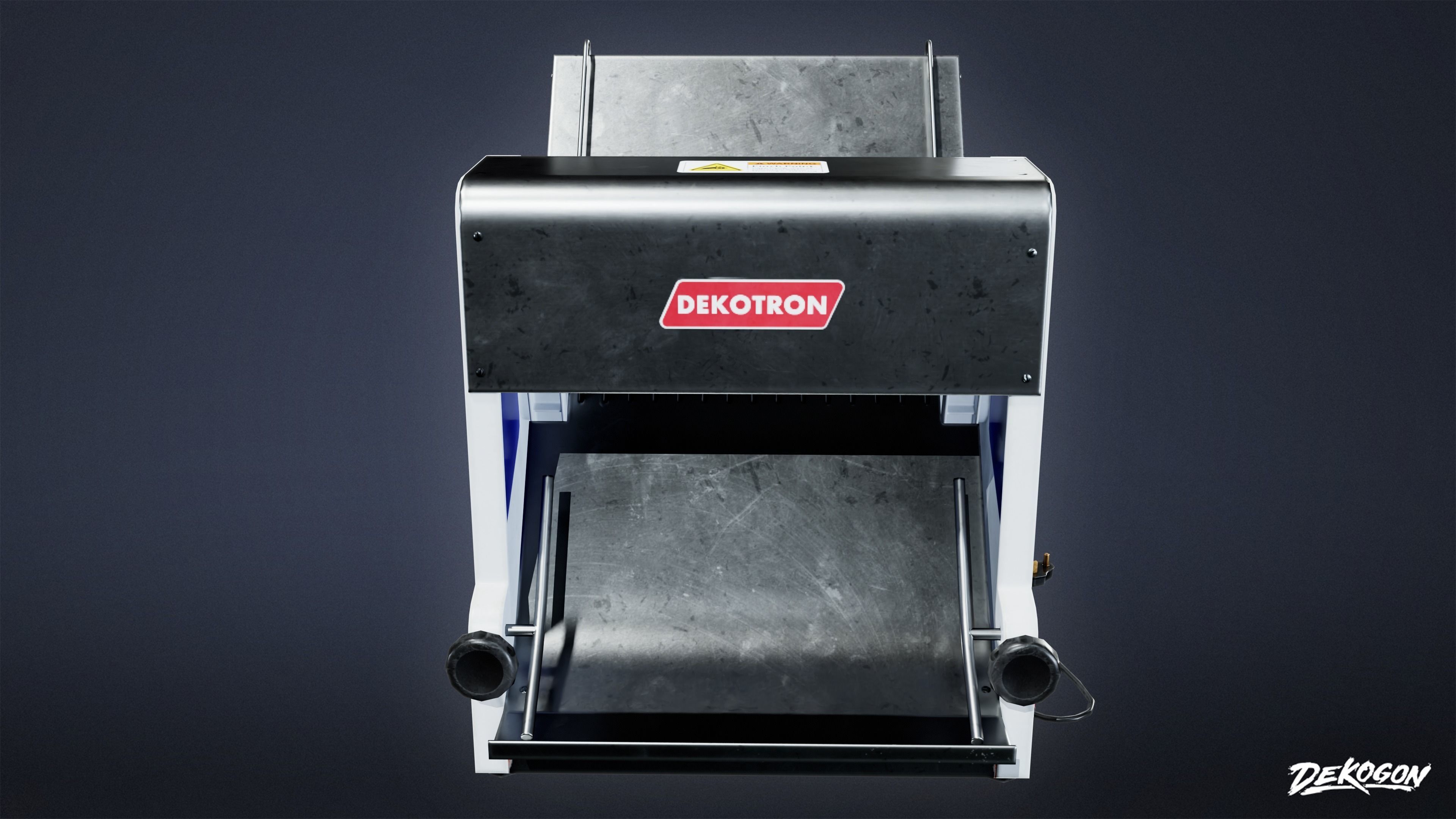 KITCHEN - Bread Slicer 01 - LOW POLY Low-poly 3D model_1