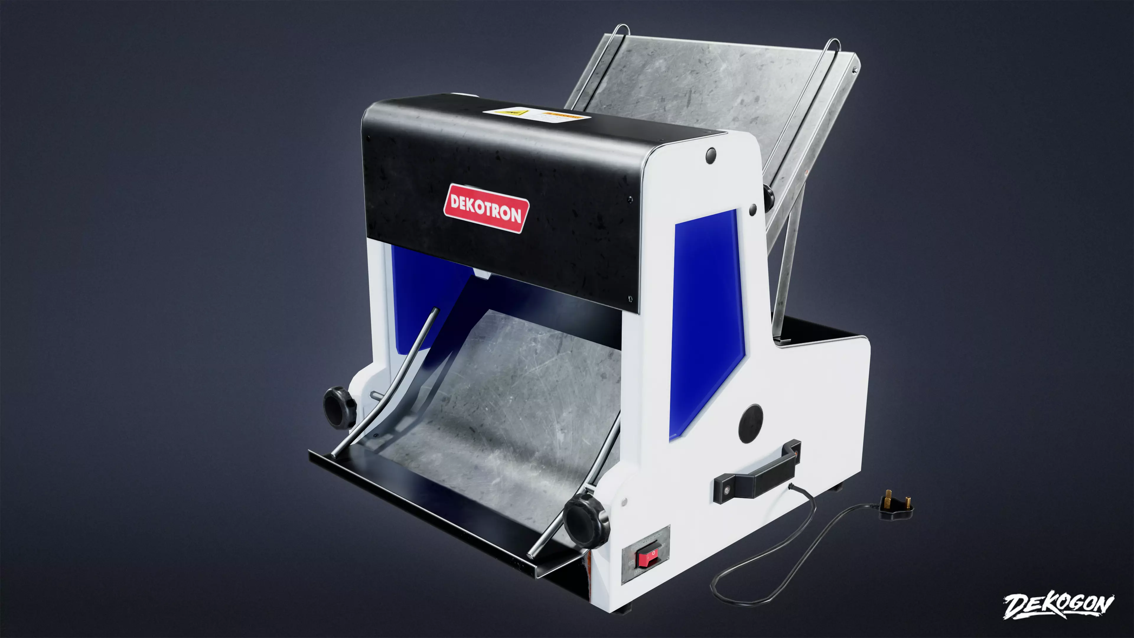 KITCHEN - Bread Slicer 01 - LOW POLY Low-poly 3D model_0