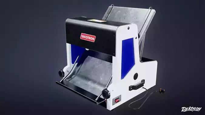 KITCHEN - Bread Slicer 01 - LOW POLY Low-poly 3D model