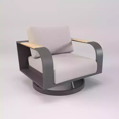 Swivel Rocker Outdoor Club Chair