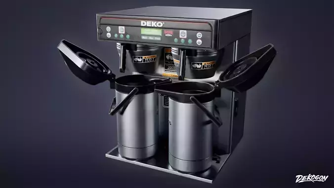 KITCHEN - Coffee Machine 02 - LOW POLY Low-poly 3D model