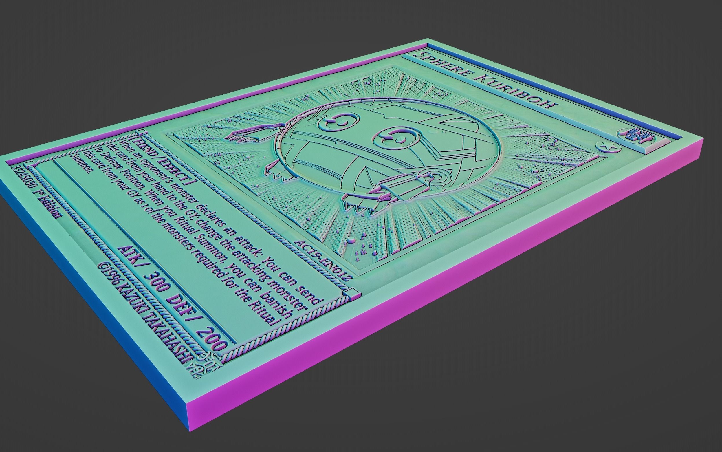 SPHERE KURIBOH - YU-GI-OH 3D print model_5