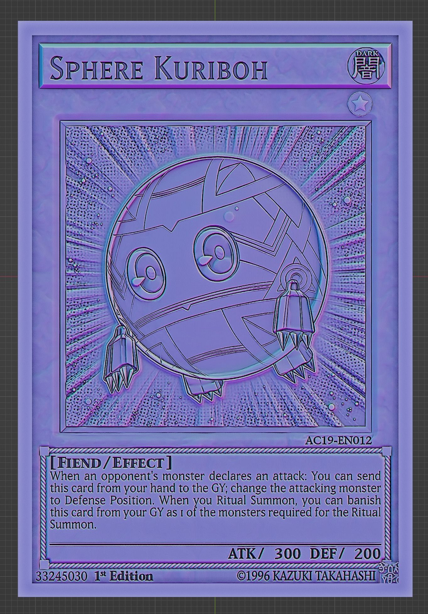 SPHERE KURIBOH - YU-GI-OH 3D print model_4