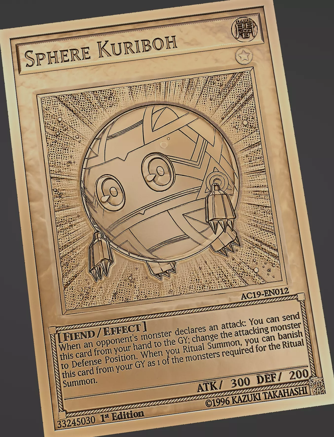 SPHERE KURIBOH - YU-GI-OH 3D print model_0