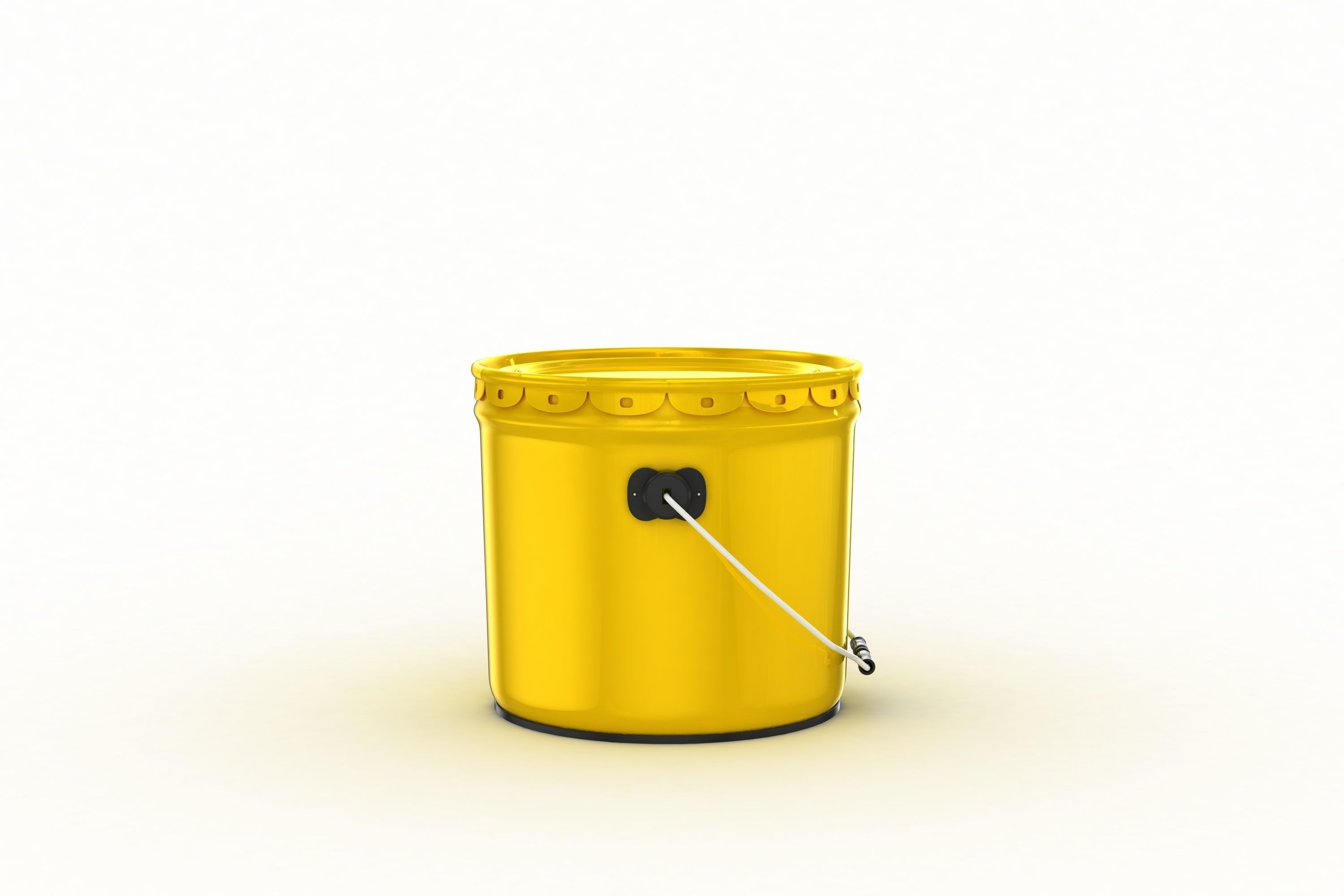 Metal Paint Bucket 3 Gallon Mockup 3D model 3D model_1