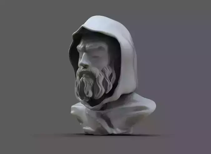 Monk Bust