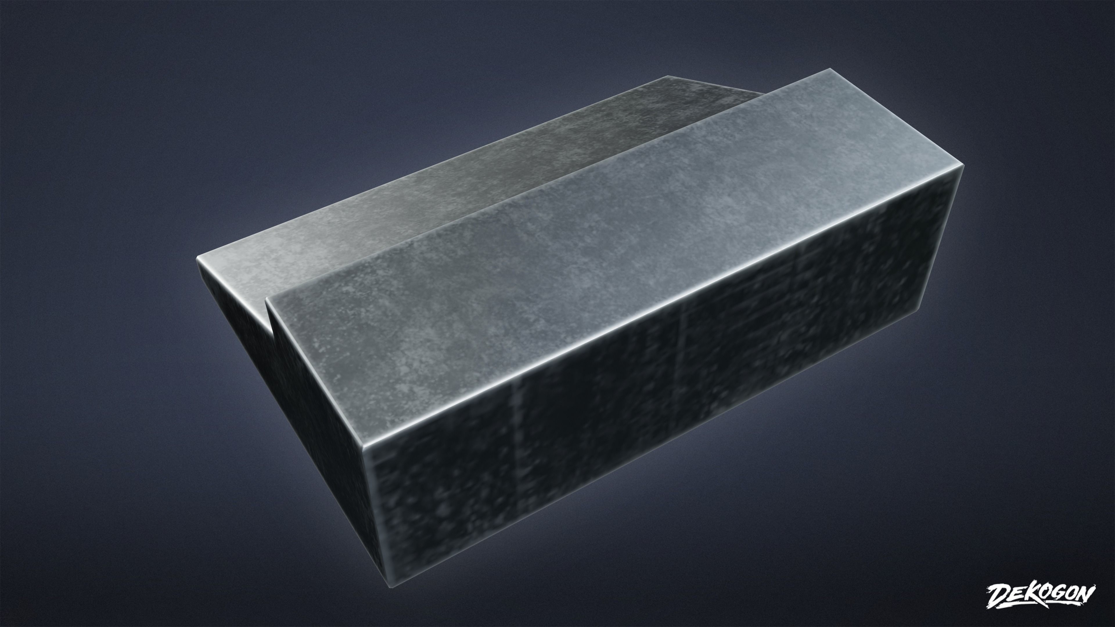 KITCHEN - Exhaust Hood 01 - LOW POLY Low-poly 3D model_4