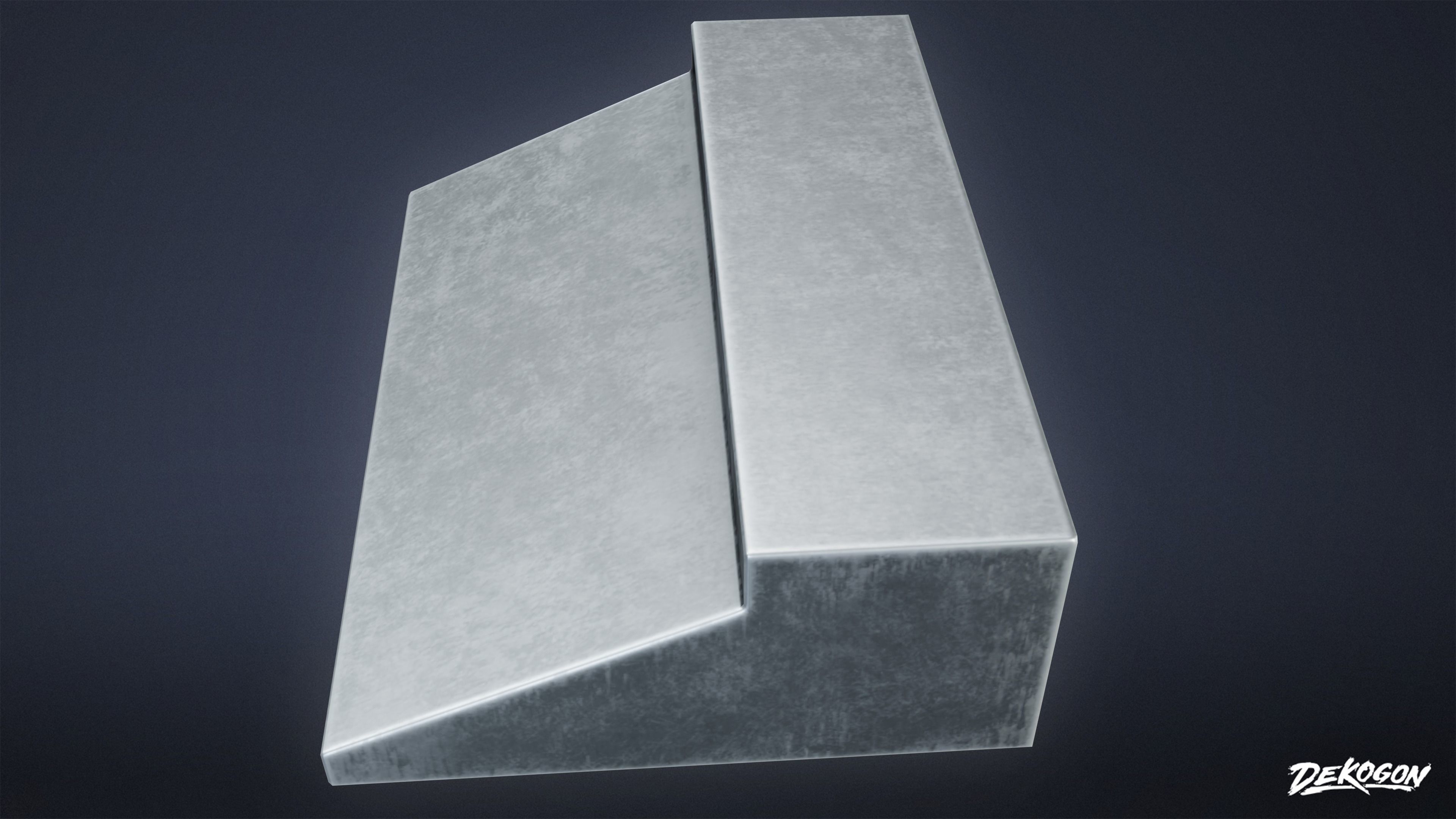 KITCHEN - Exhaust Hood 01 - LOW POLY Low-poly 3D model_3