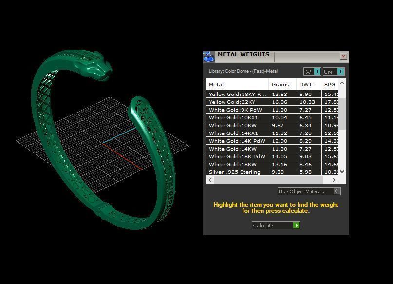 tiger bracelet fusion enamel 3D print model_3