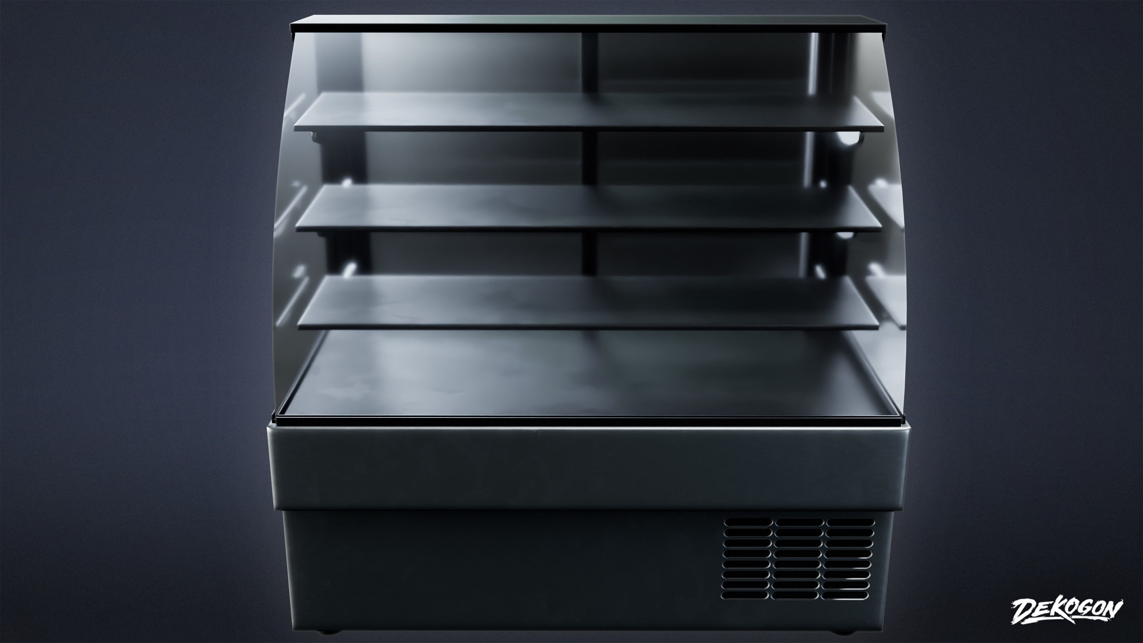 KITCHEN - Food Display 01 - LOW POLY Low-poly 3D model_3