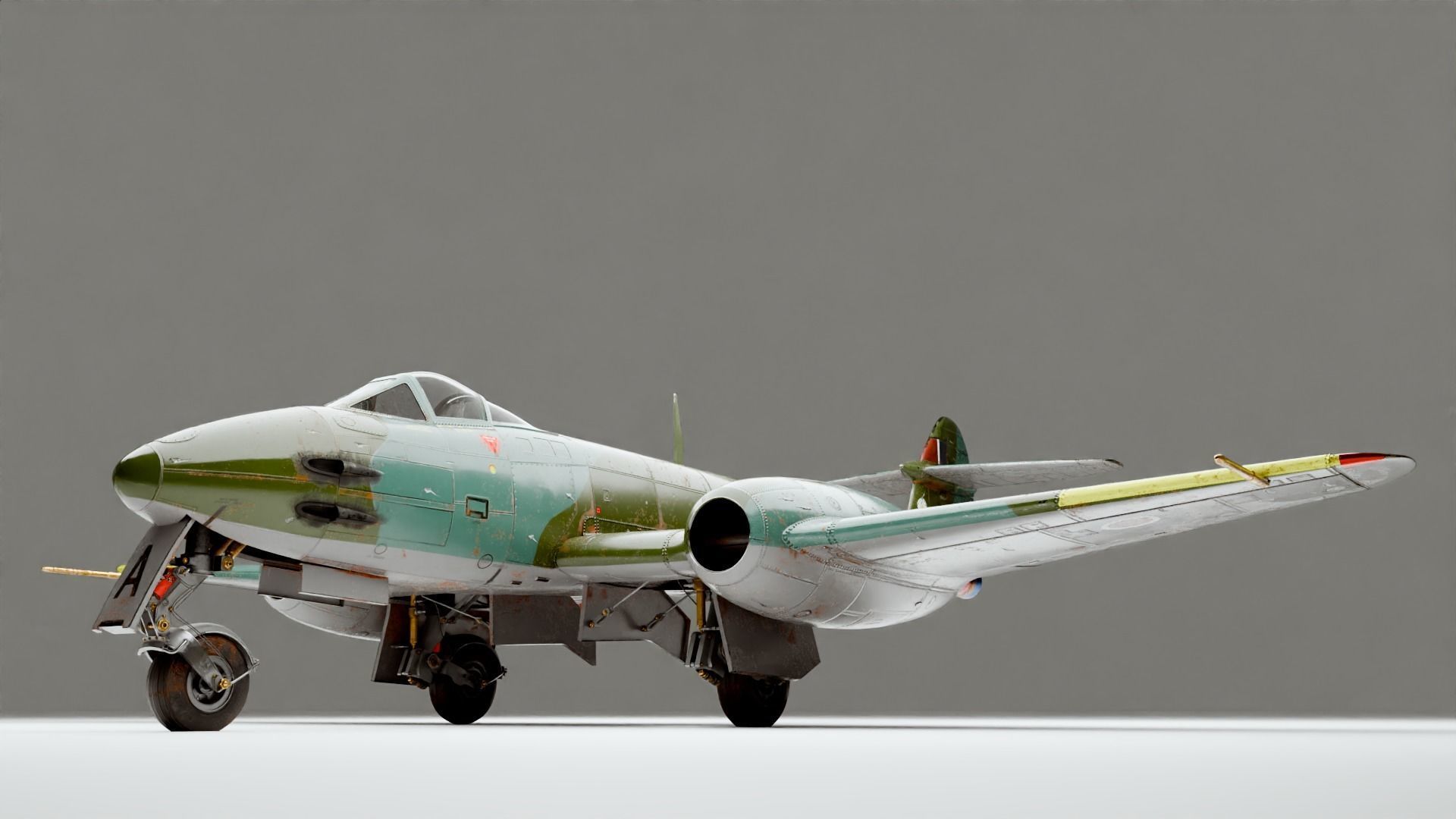 Gloster Meteor F Mk 3 1949 3D model_8
