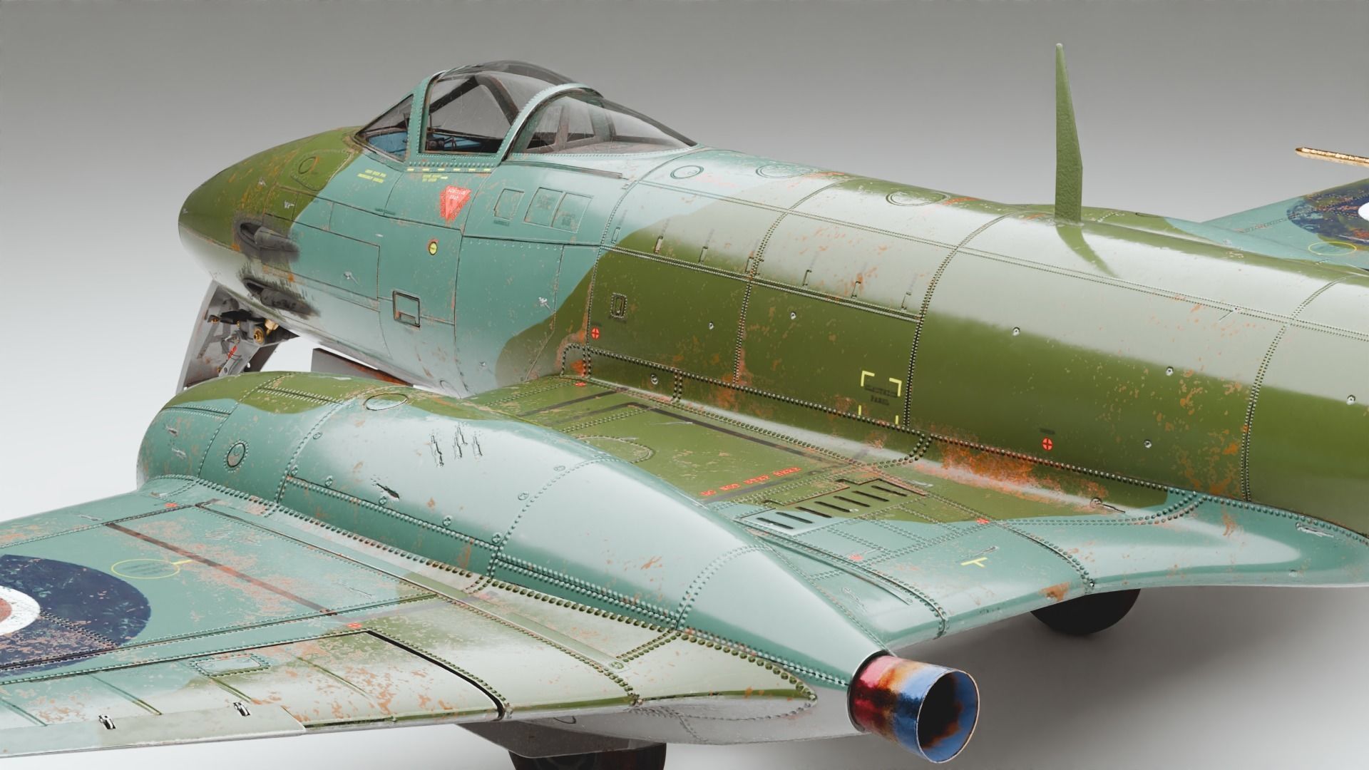 Gloster Meteor F Mk 3 1949 3D model_5