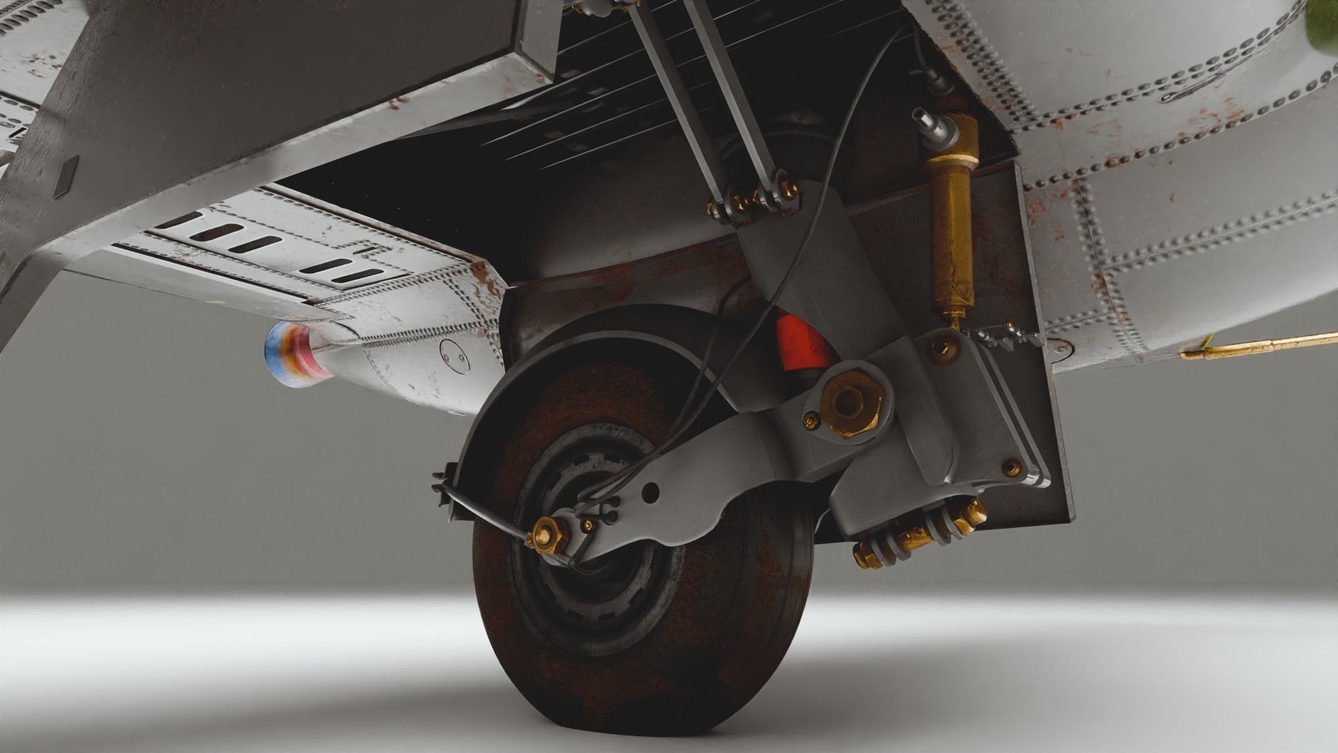 Gloster Meteor F Mk 3 1949 3D model_3