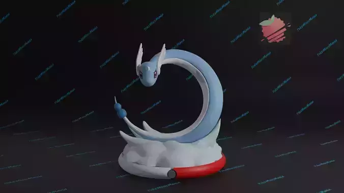 Dragonair presupported 3D print model