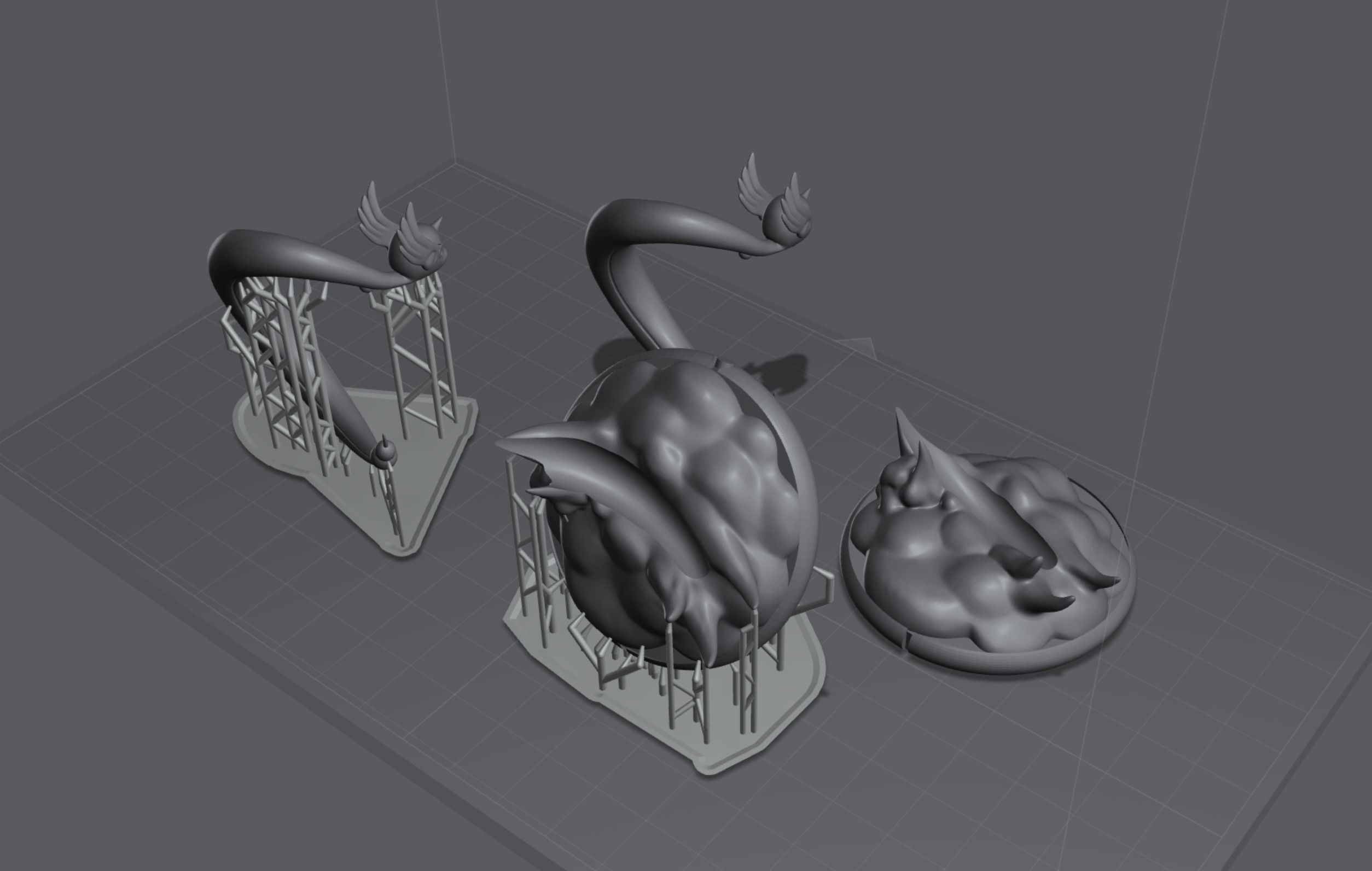 Dragonair presupported 3D print model 3D print model_10