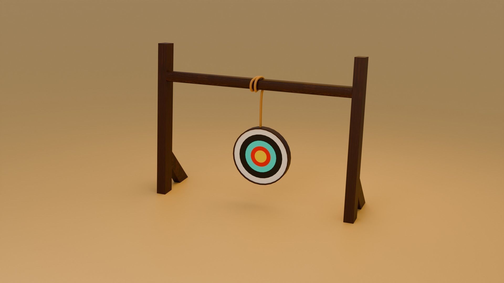 Low poly Archery game assets pack Low-poly 3D model_8