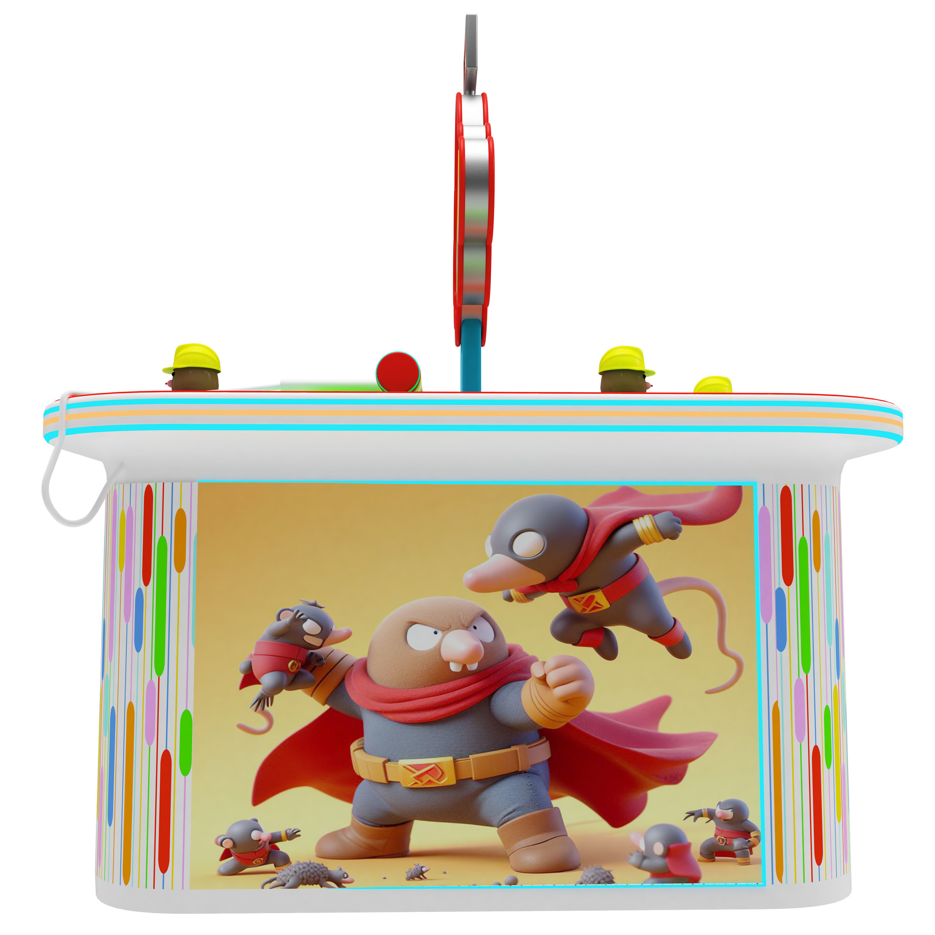 Arcade Whack A Mole Machine 3D model_13