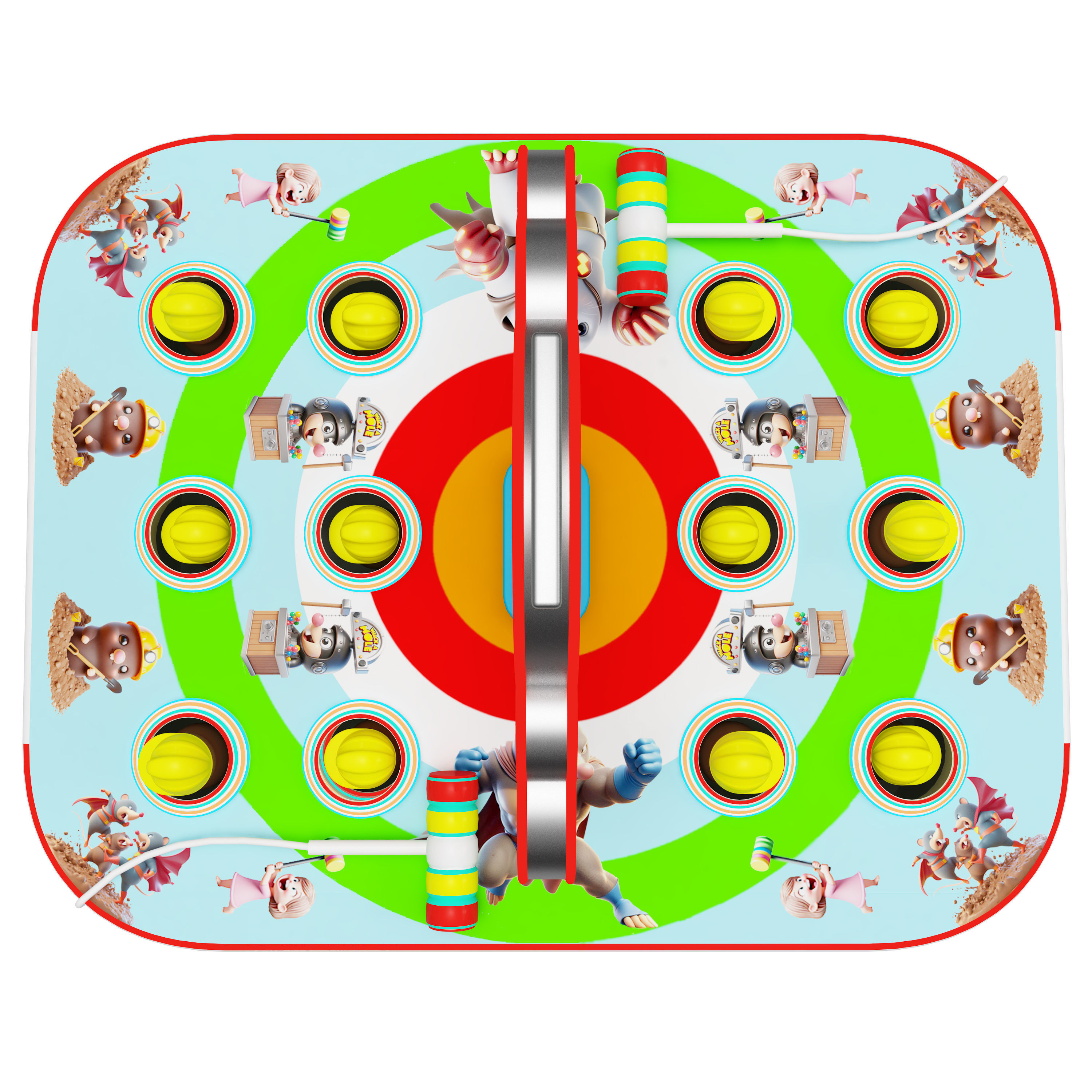 Arcade Whack A Mole Machine 3D model_14