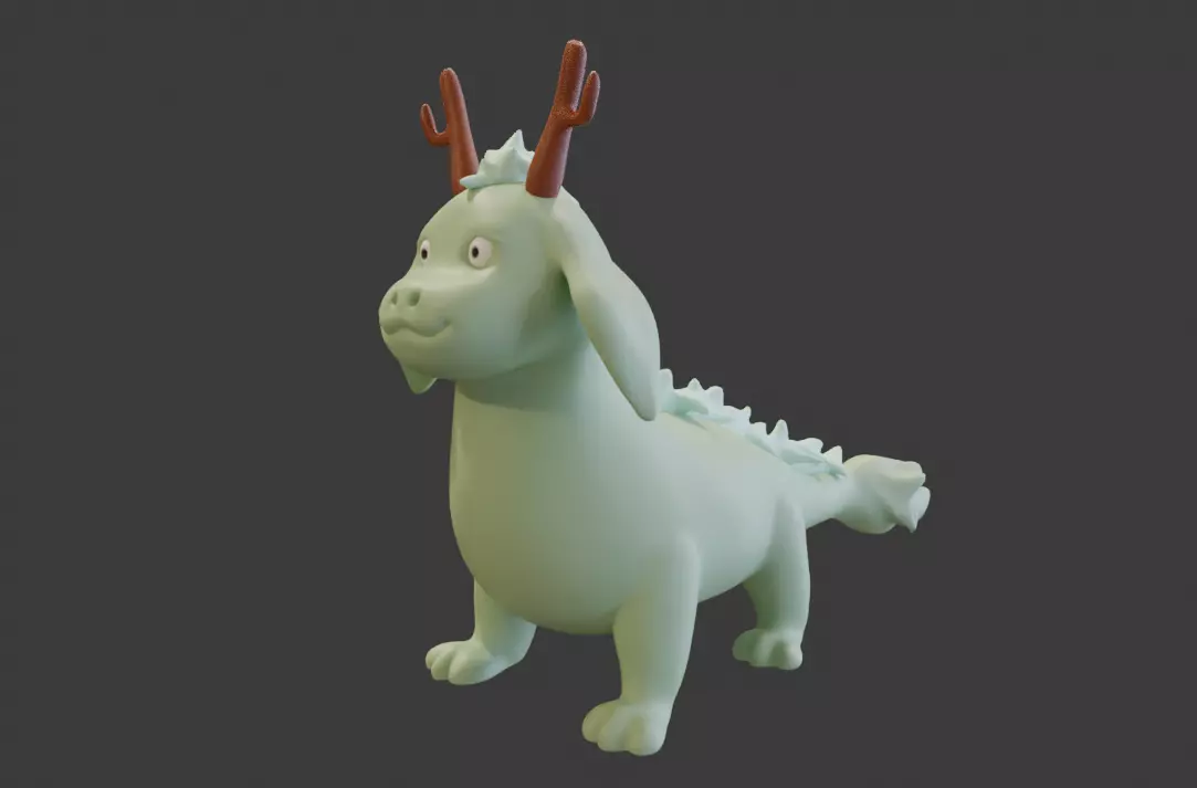 dragon Free 3D print model