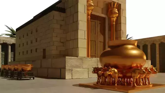 3D model Solomons Temple 3D model