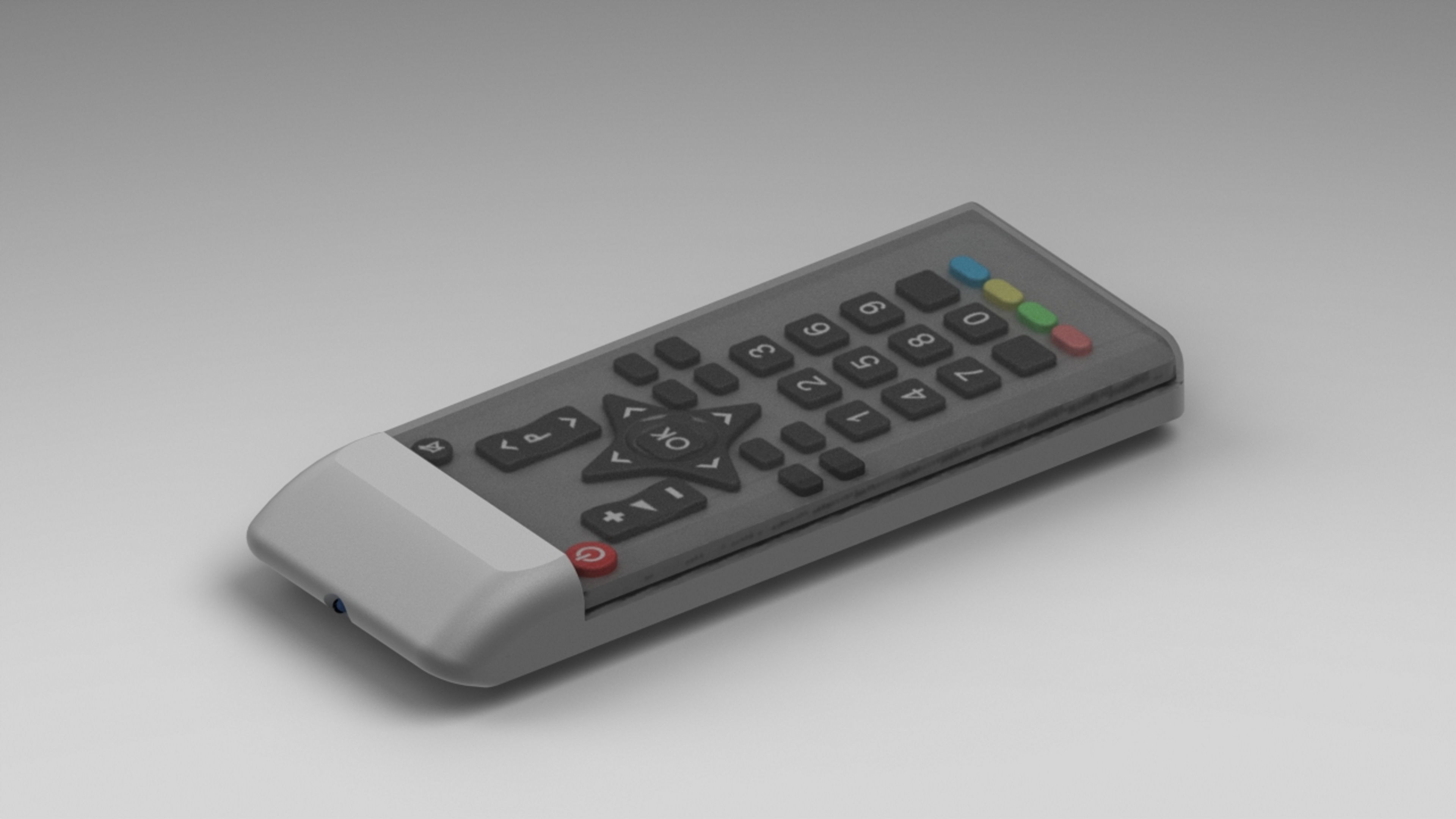 Mini Remote Control 4K 3D model_6