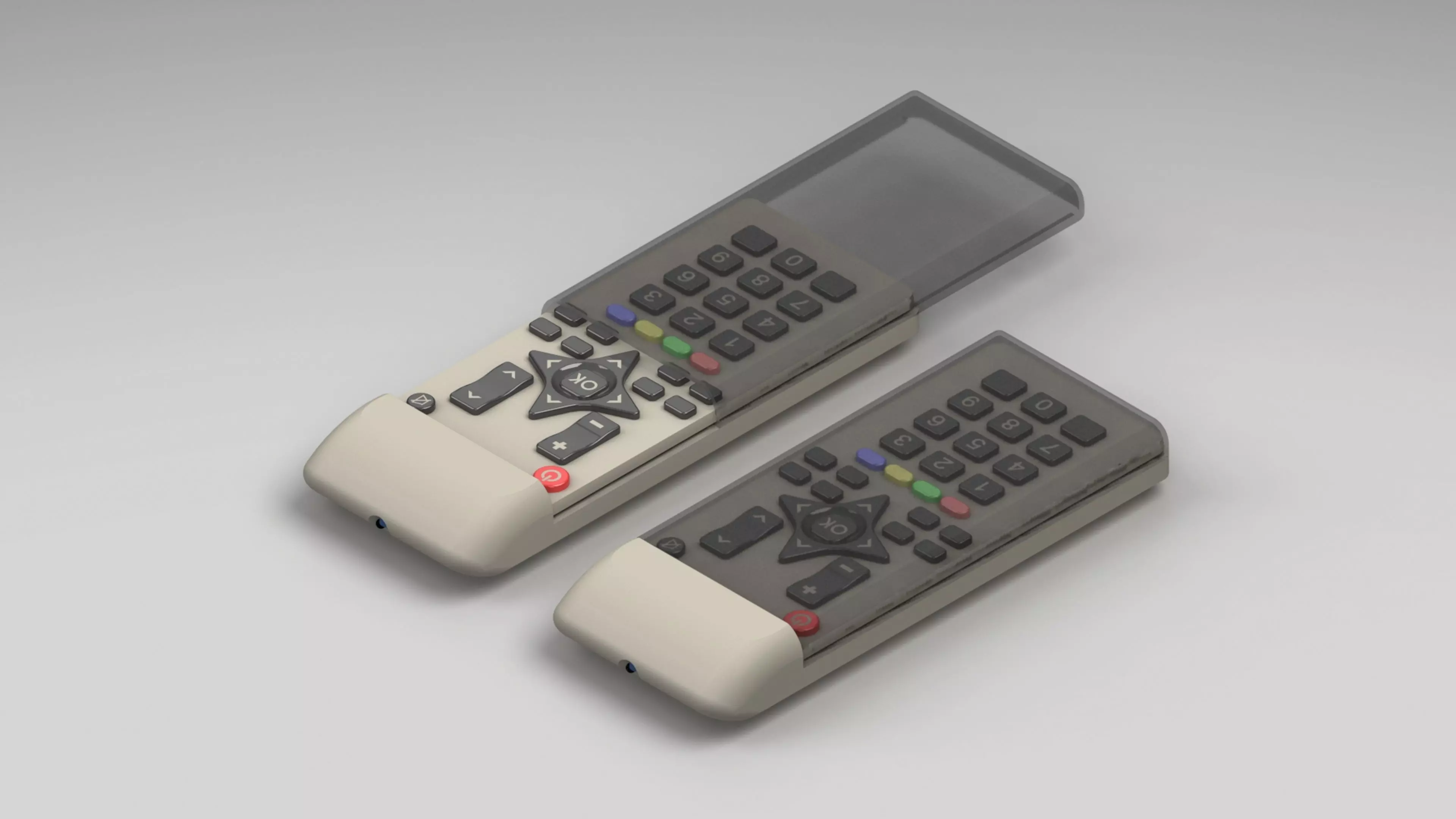 Mini Remote Control 4K 3D model_0