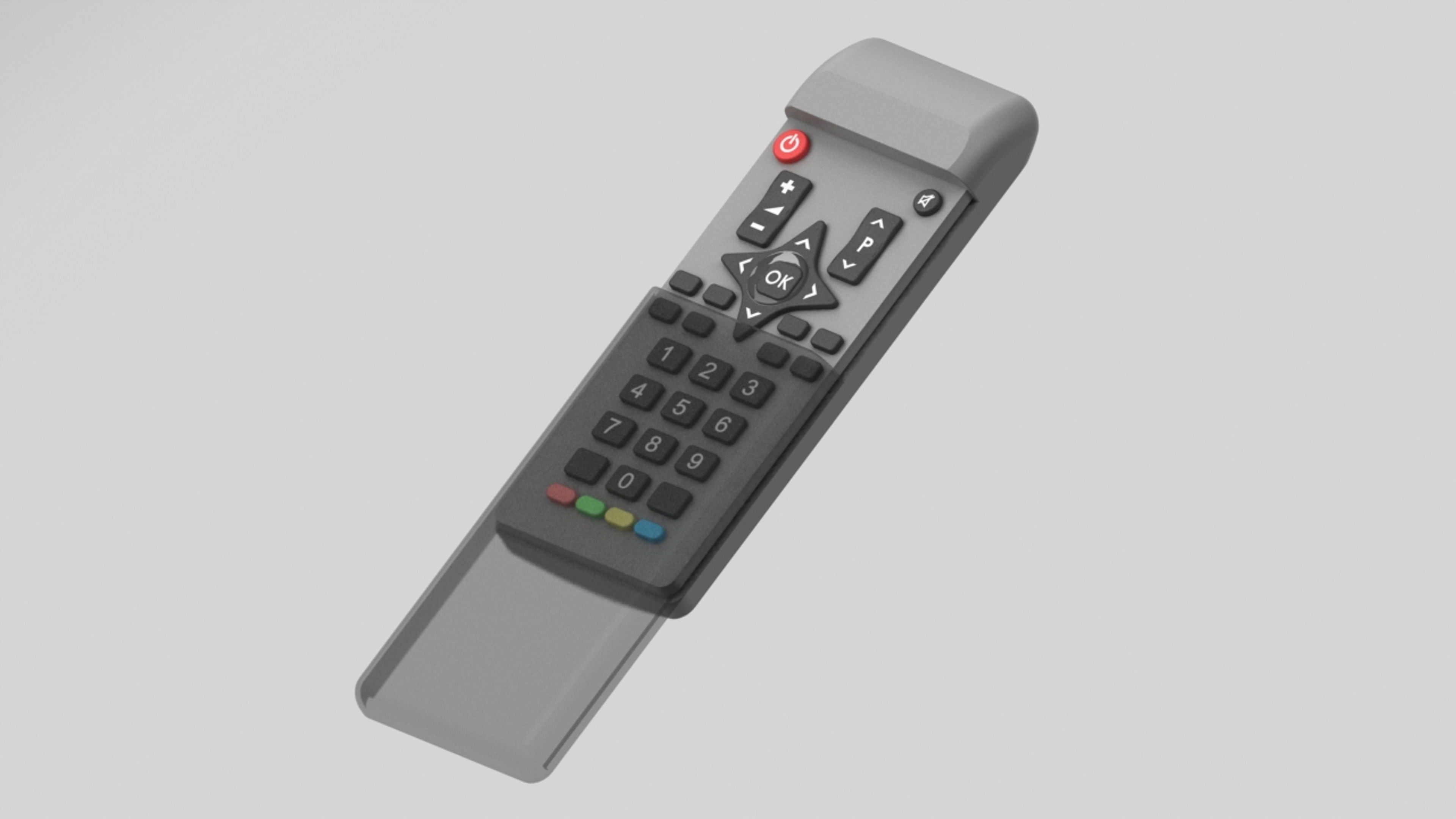 Mini Remote Control 4K 3D model_1