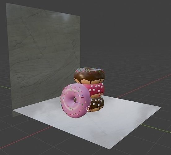 3d doughnut free model Free 3D print model