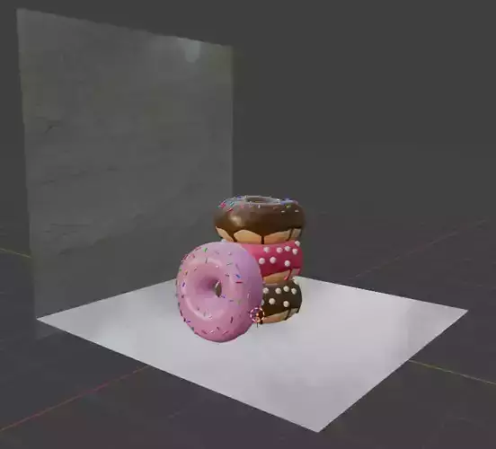 3d doughnut free model