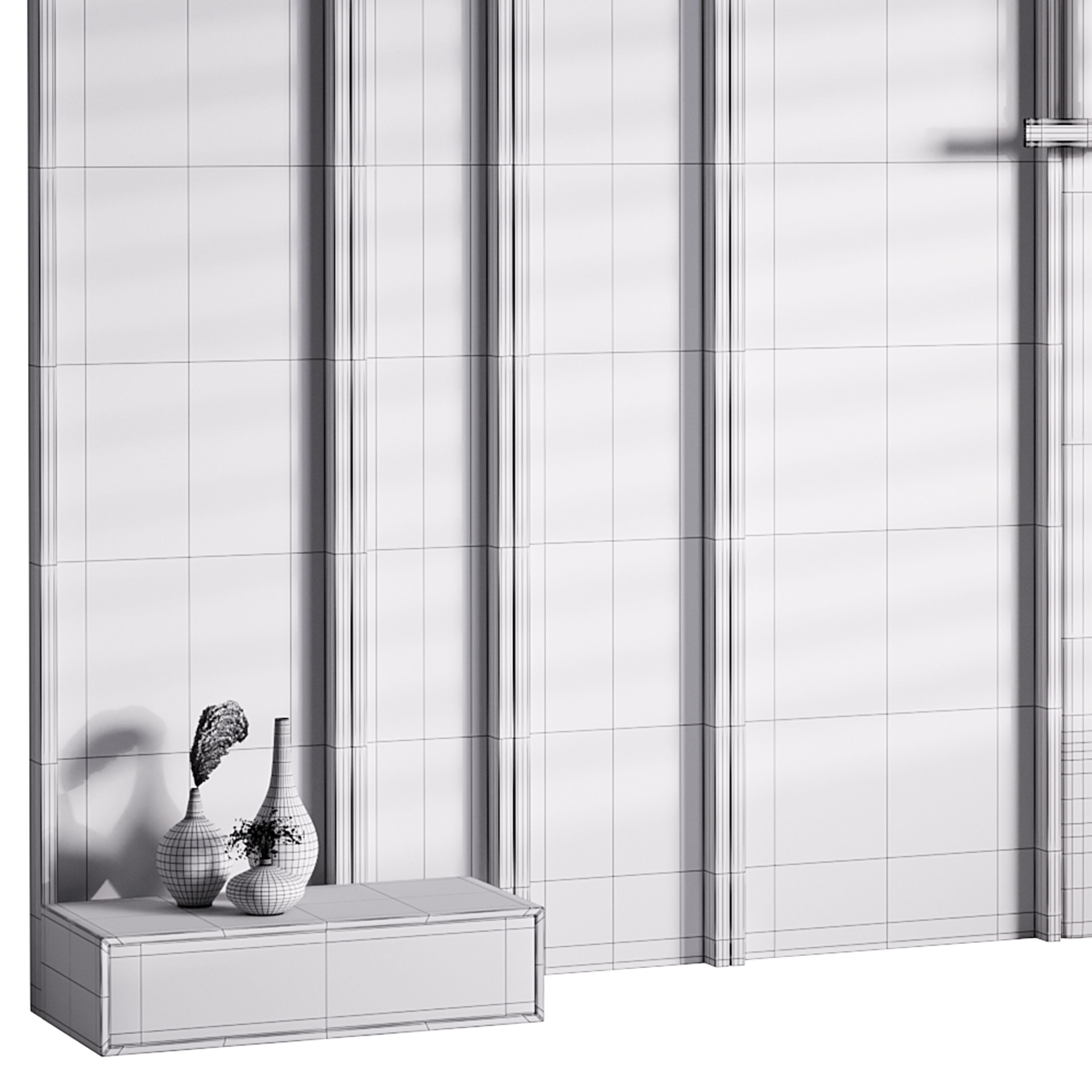 Decorative Wall panel  35 3D model_17