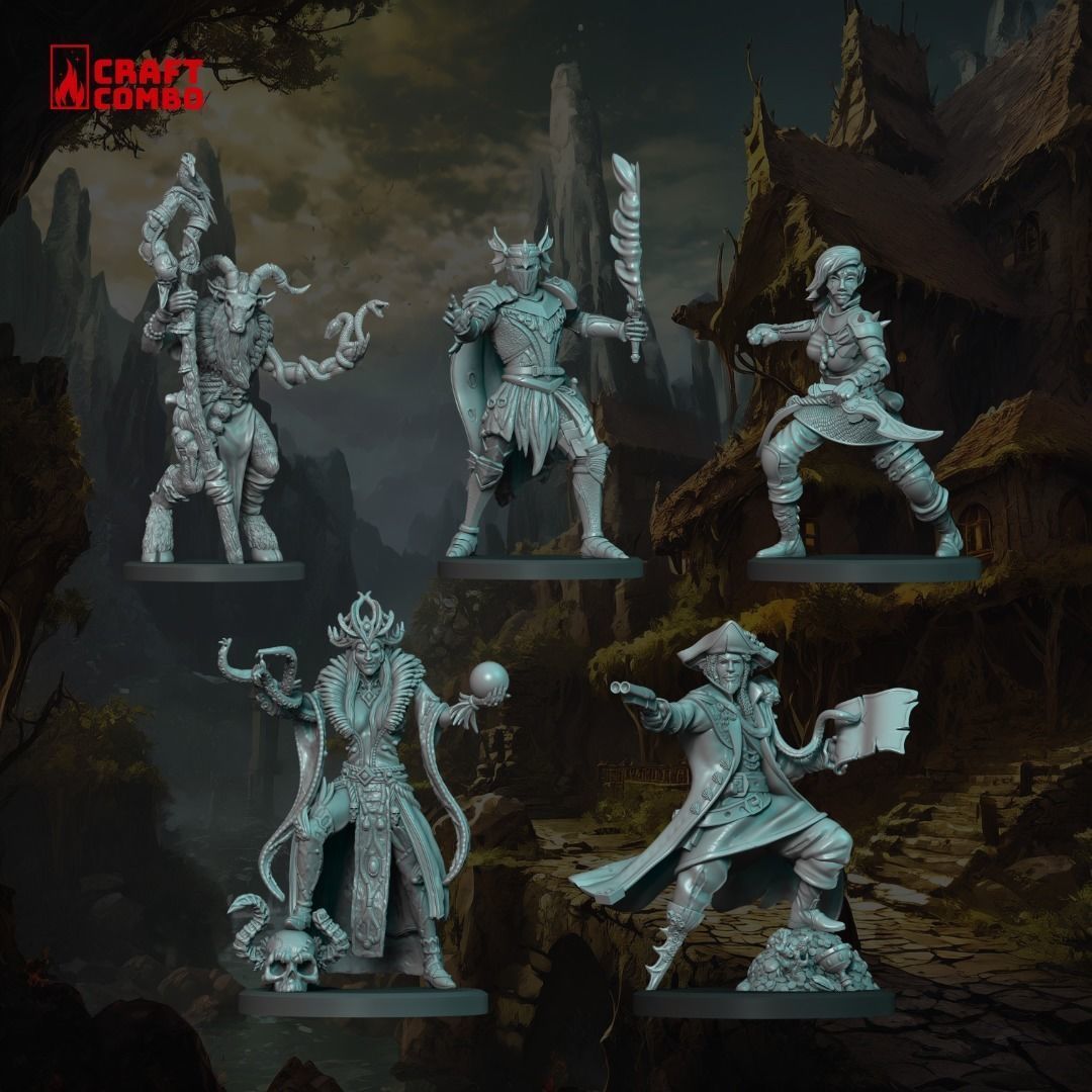 Villains Collection 3D print model_5