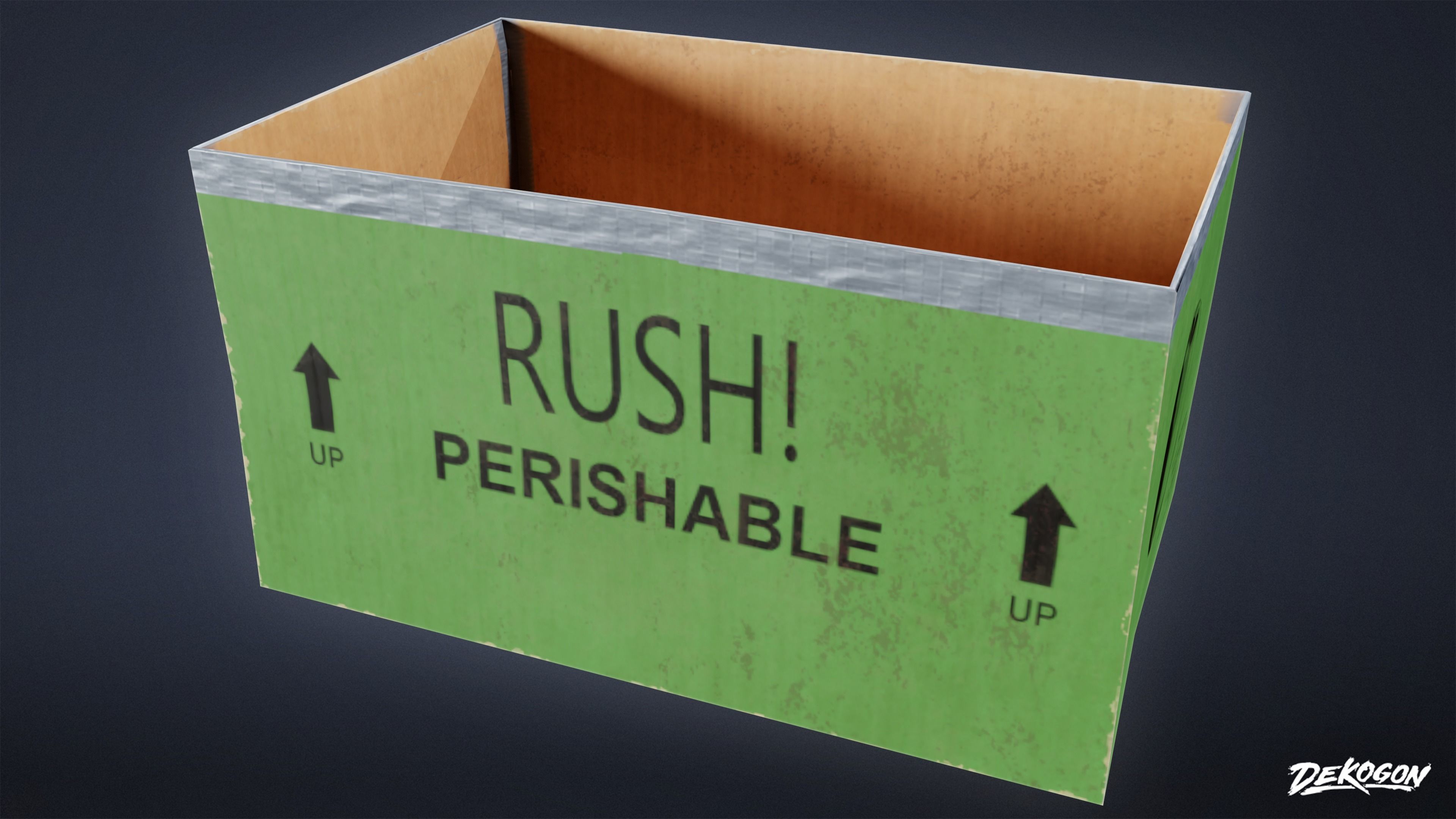 KITCHEN - Food Shipment 03 - LOW POLY Low-poly 3D model_17