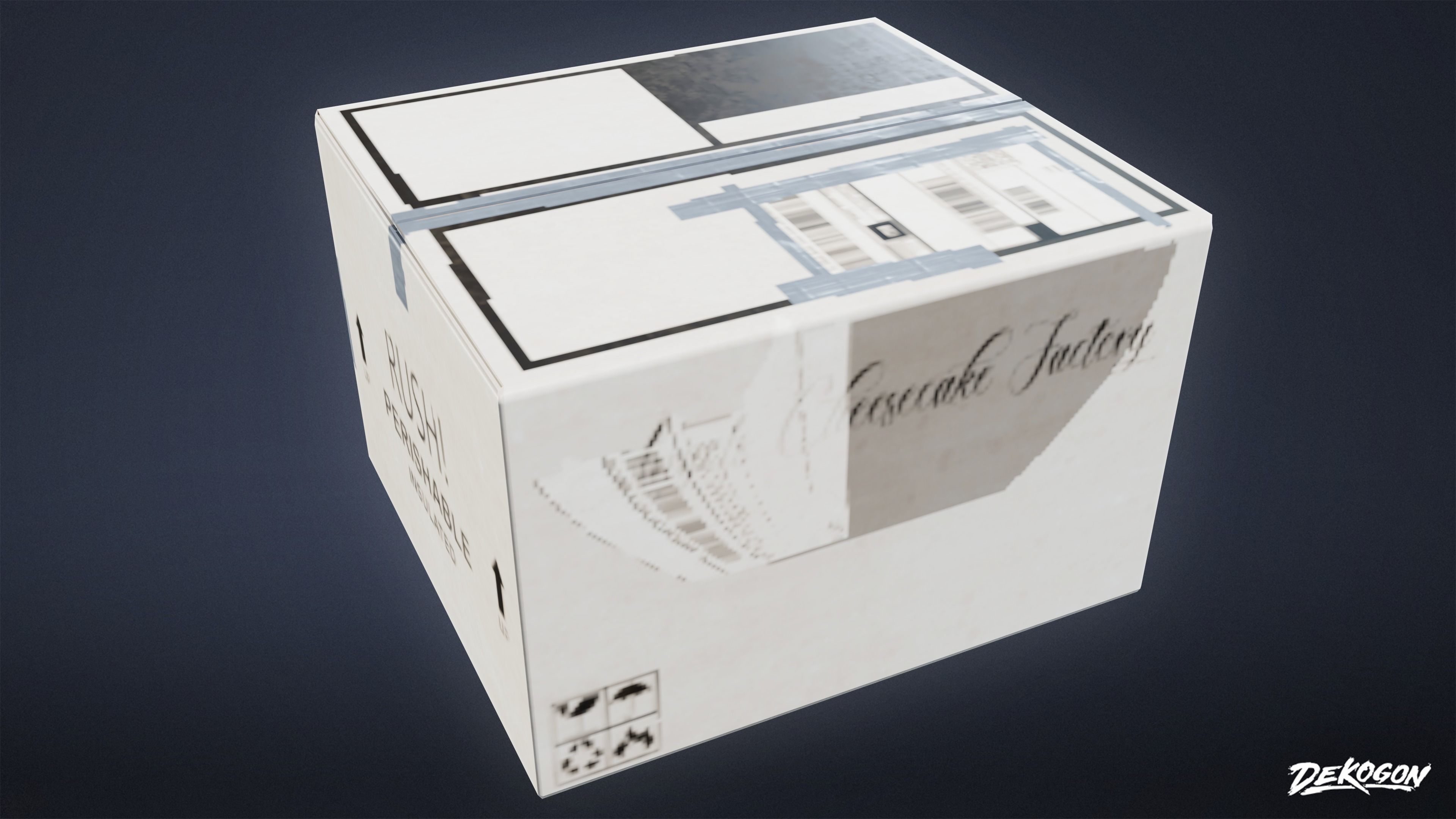 KITCHEN - Food Shipment 03 - LOW POLY Low-poly 3D model_18