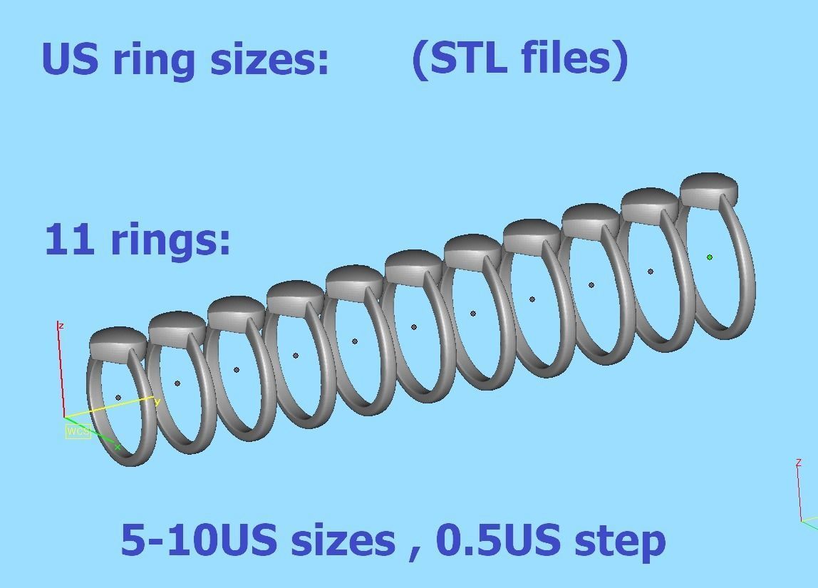 Small Heart Flat Ring Tiny Heart Band 3D print model 3D print model_6