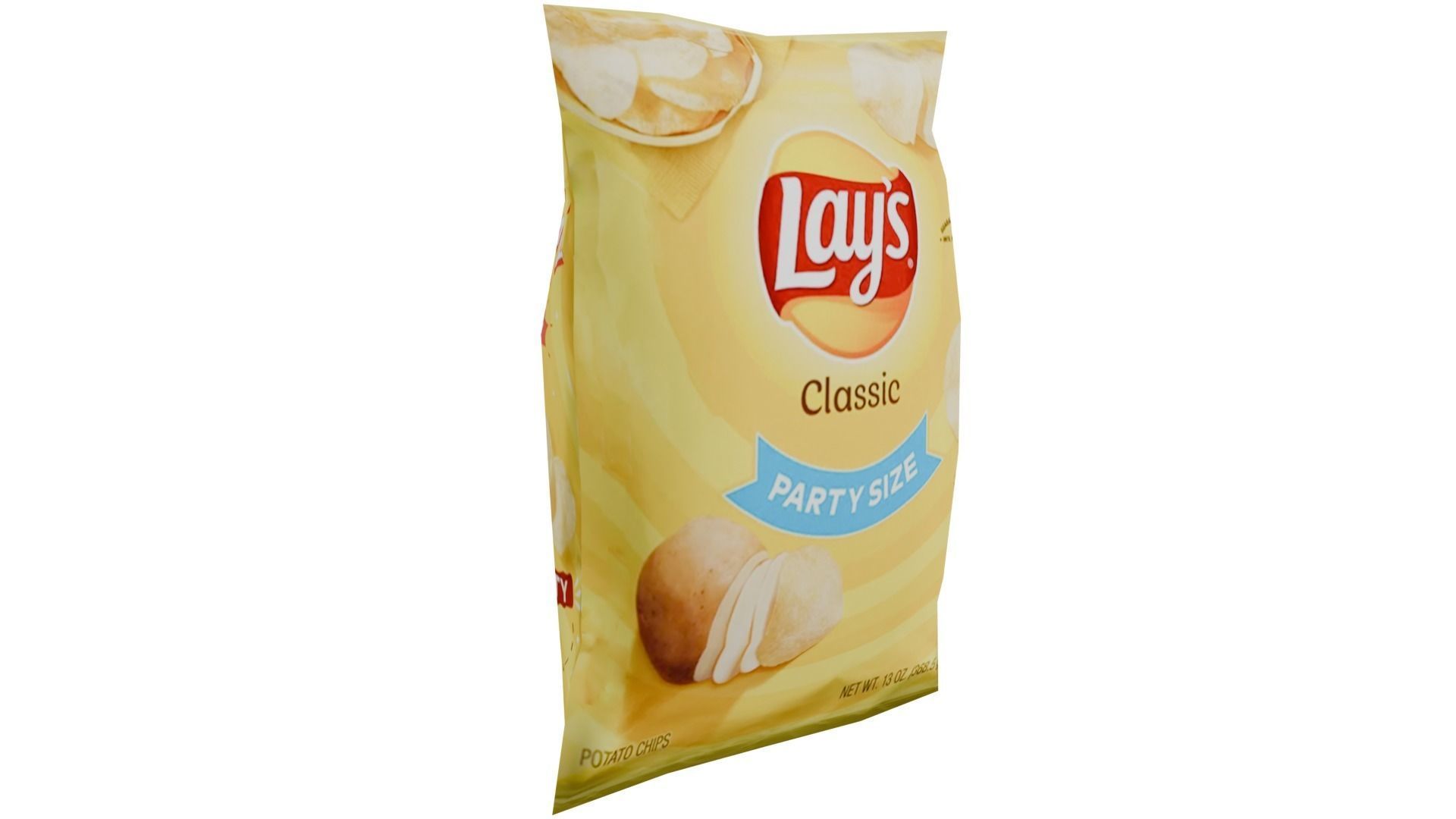 Lays Chips Packet 3D model_2