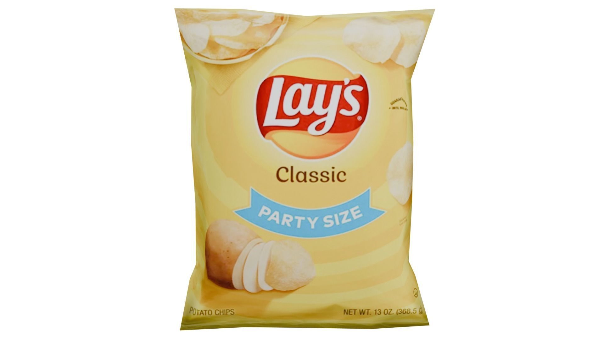 Lays Chips Packet 3D model_1
