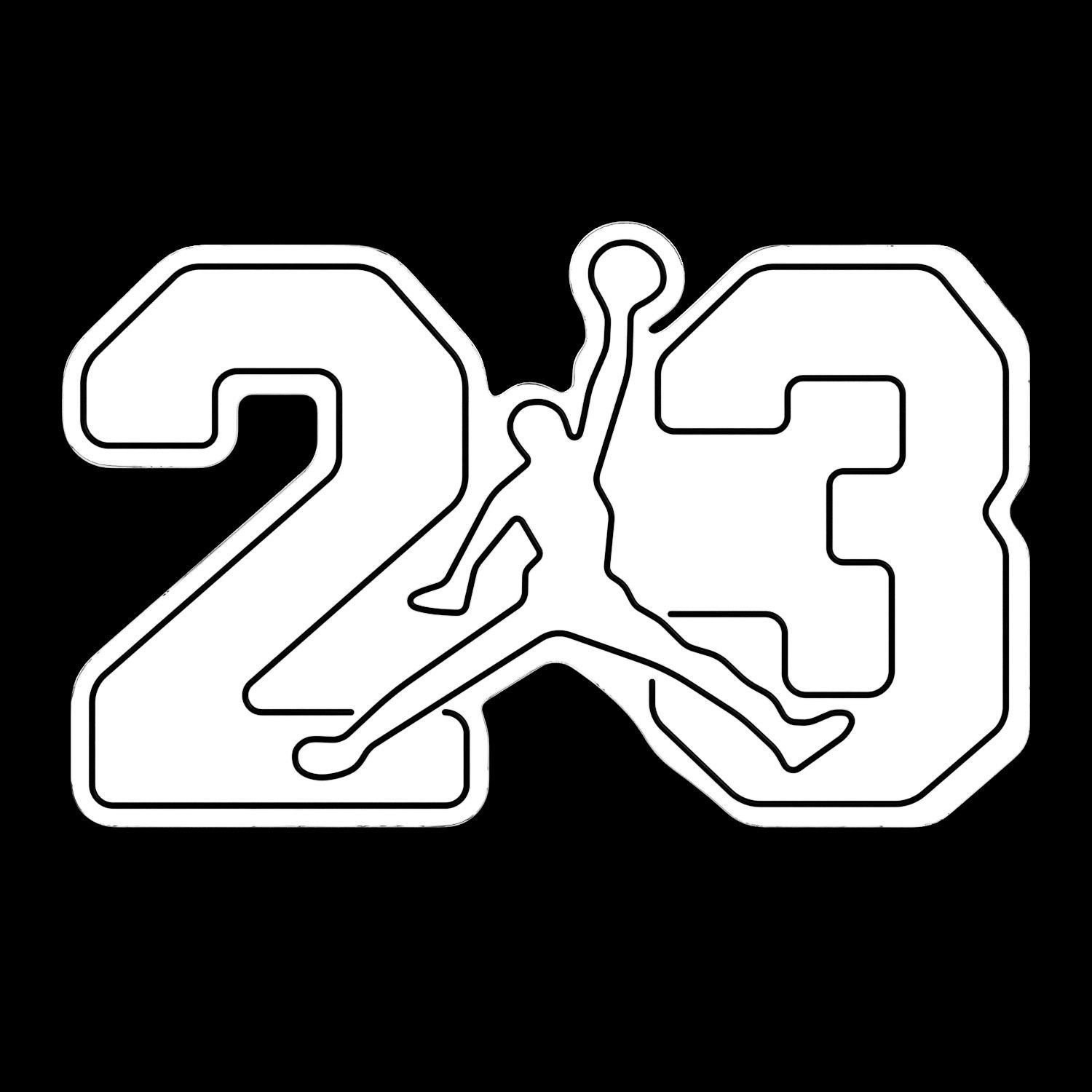 23 Jordan Neon Sign 3D model_3