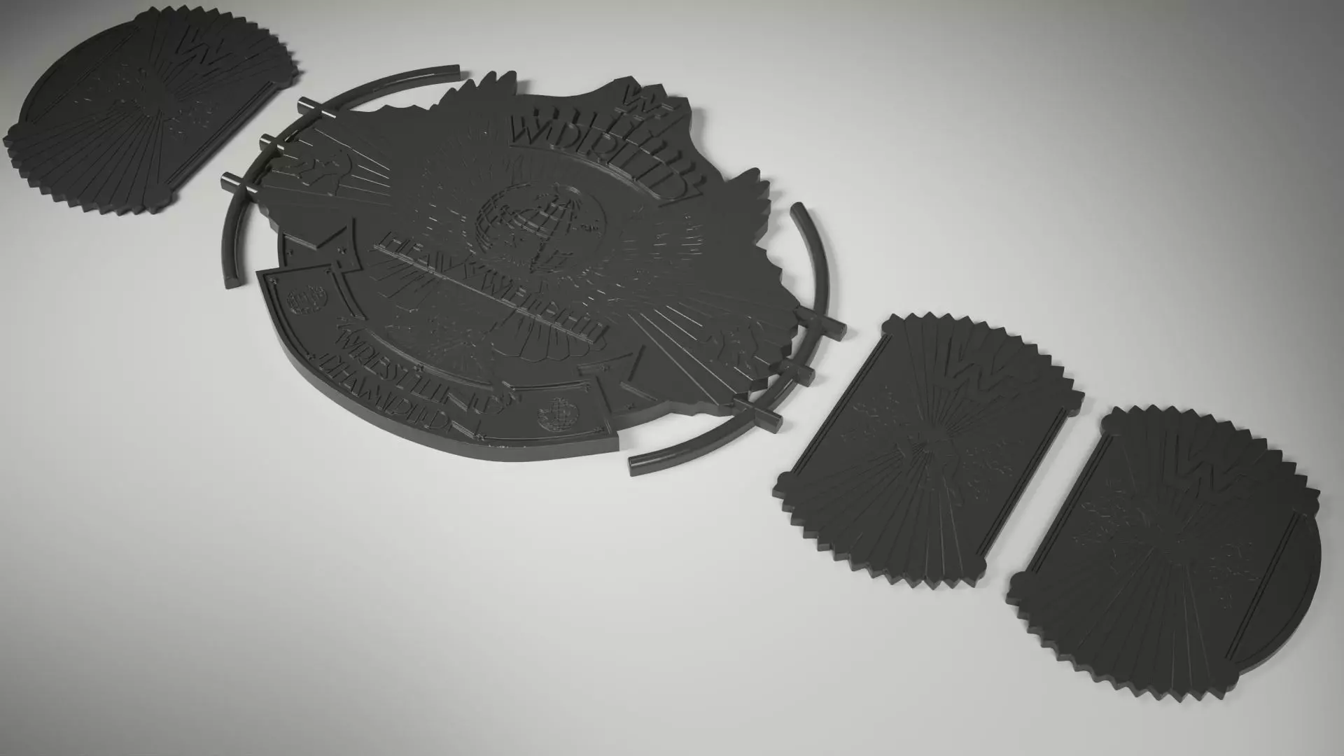 WWE Winged Eagle Belt 3D print model