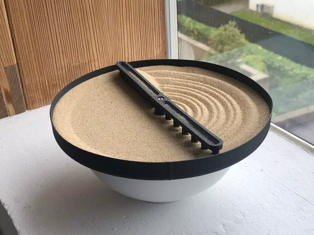 Automatic Zen Garden 3D print model_0