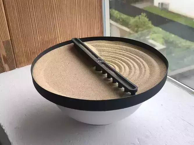 Automatic Zen Garden 3D print model
