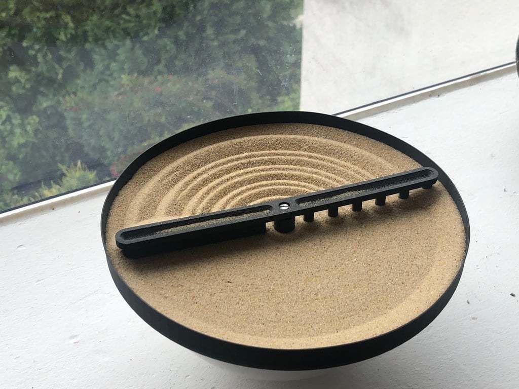 Automatic Zen Garden 3D print model_1